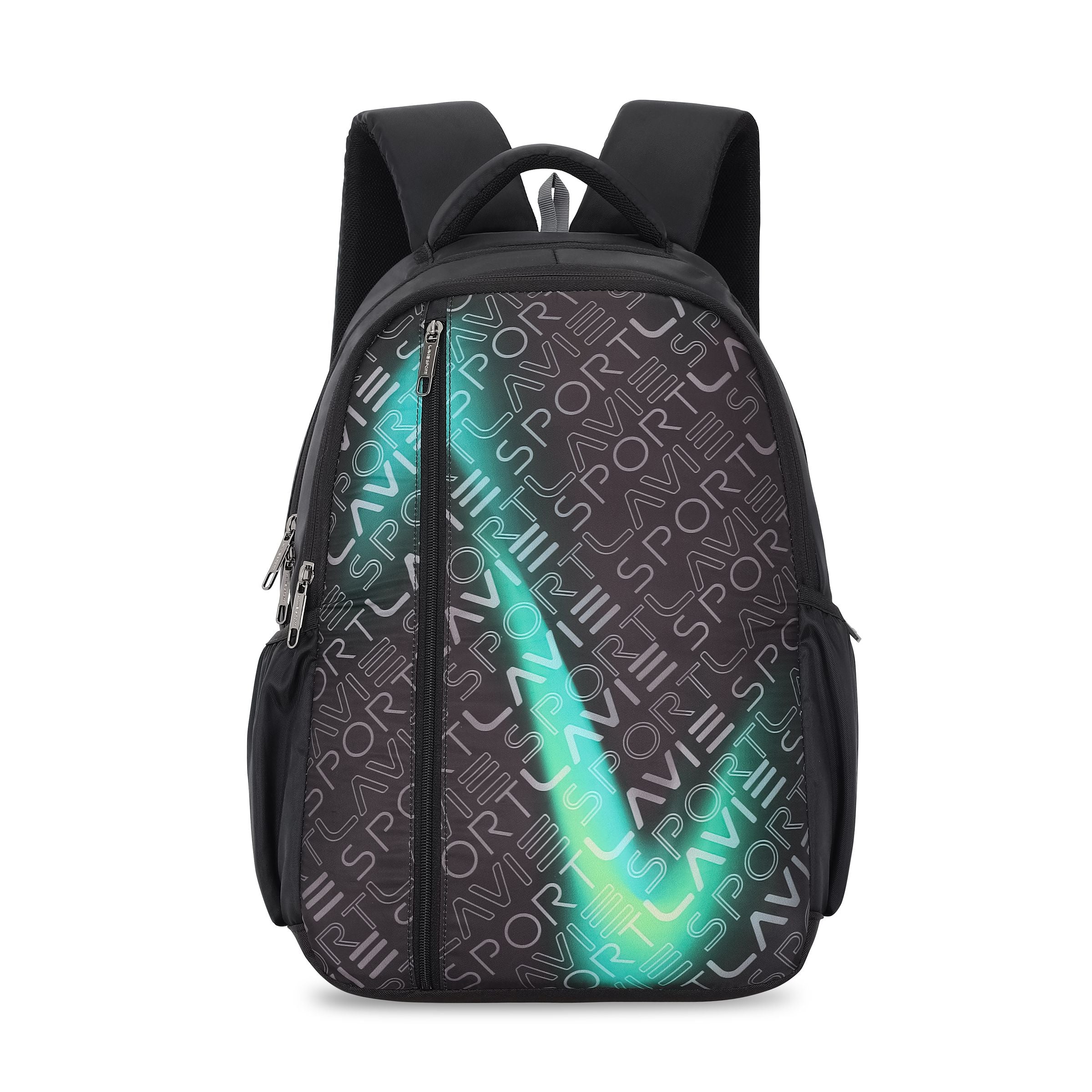 Lavie Sport Pace Backpack 24L For Men & Women |Boys & Girls (Black)