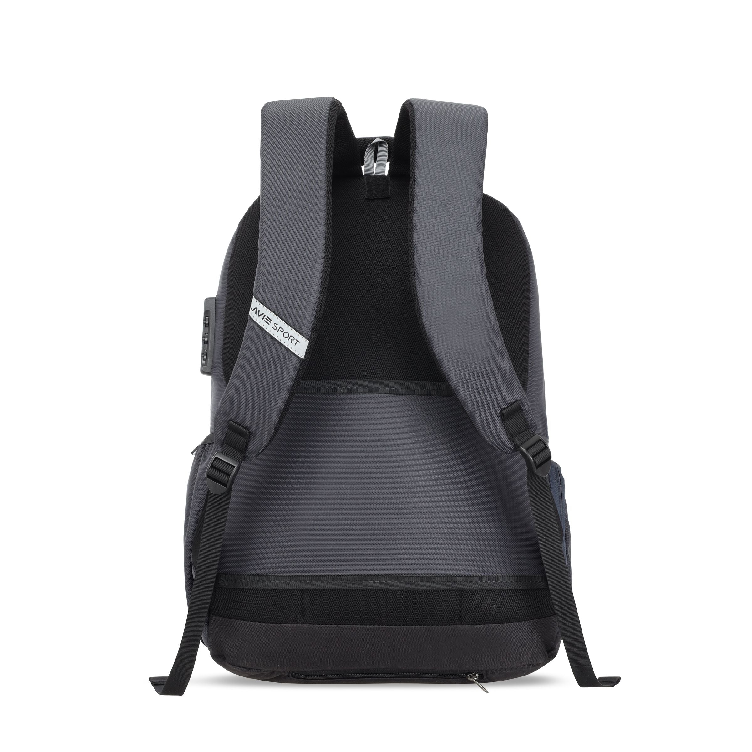Lavie Sport Esteem Backpack Laptop Compatiable 34L For Men & Women |Boys & Girls (Charcoal Blue)