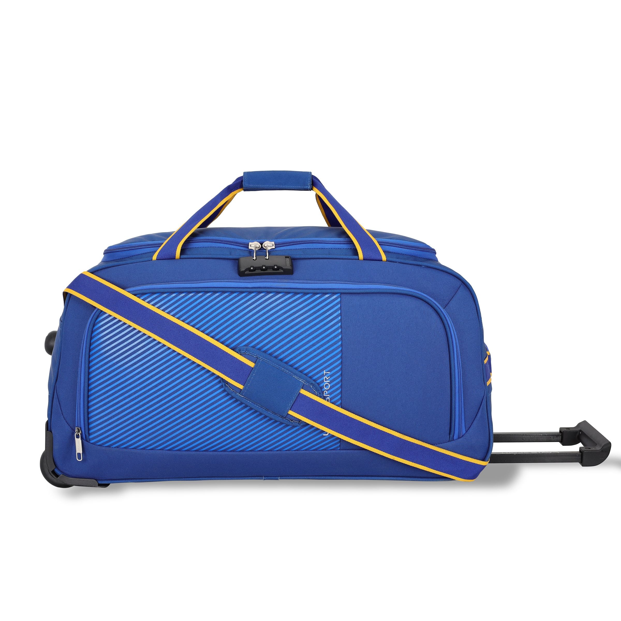 Lavie Sport 65 cms Swift Wheel Duffle Bag With Combi Lock | (Royal Blue)