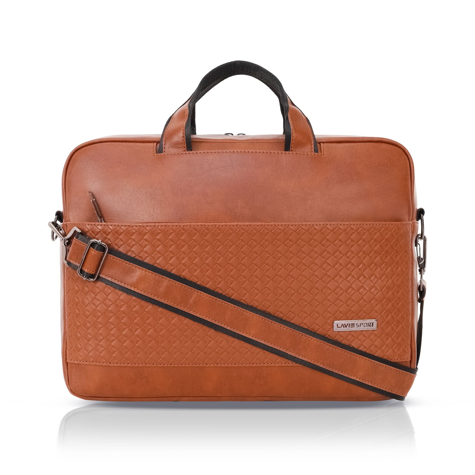 Highlander Briefcase Multifunctional Laptop Bag Tan