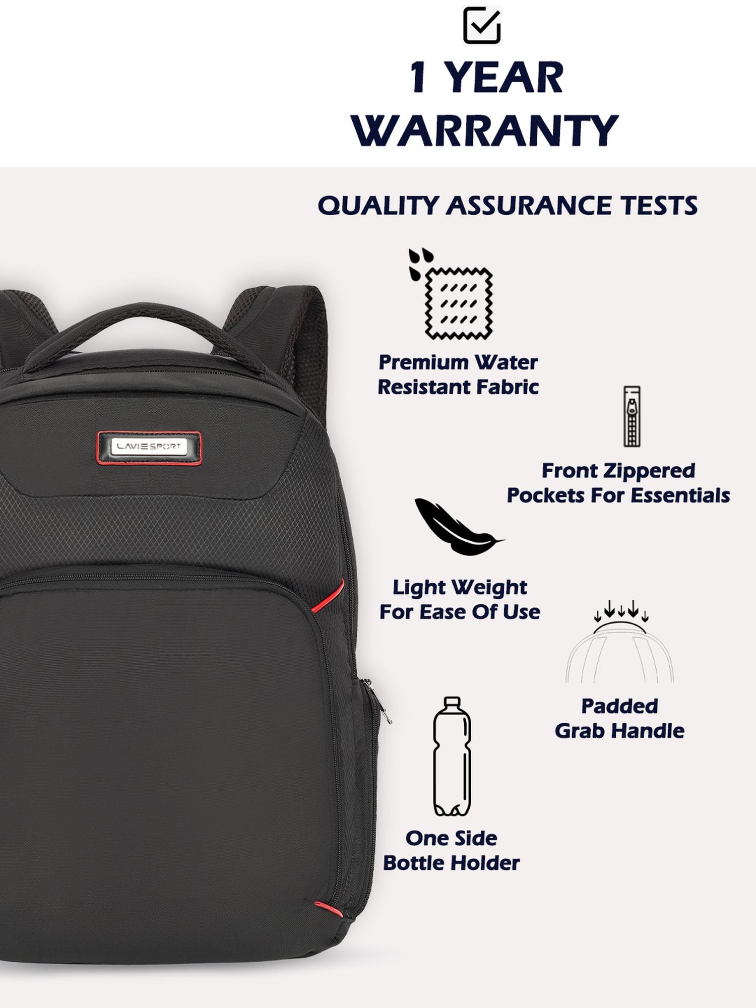 Lavie_Sport_Business_Pro_32L_Laptop_Backpack_For_Men_&_Women_Black