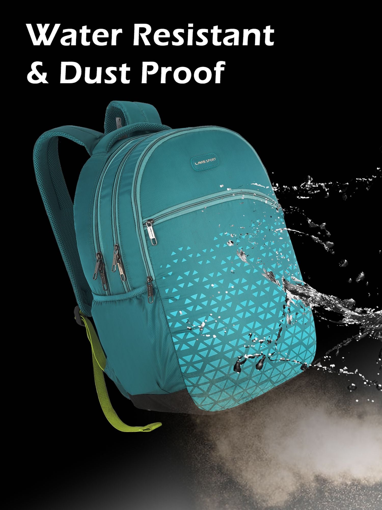 Lavie_Sport_Chrysolite_34L_Laptop_Backpack_For_Boys_&_Girls_|Unisex_Casual_Bag_for_Men_&_Women_Teal