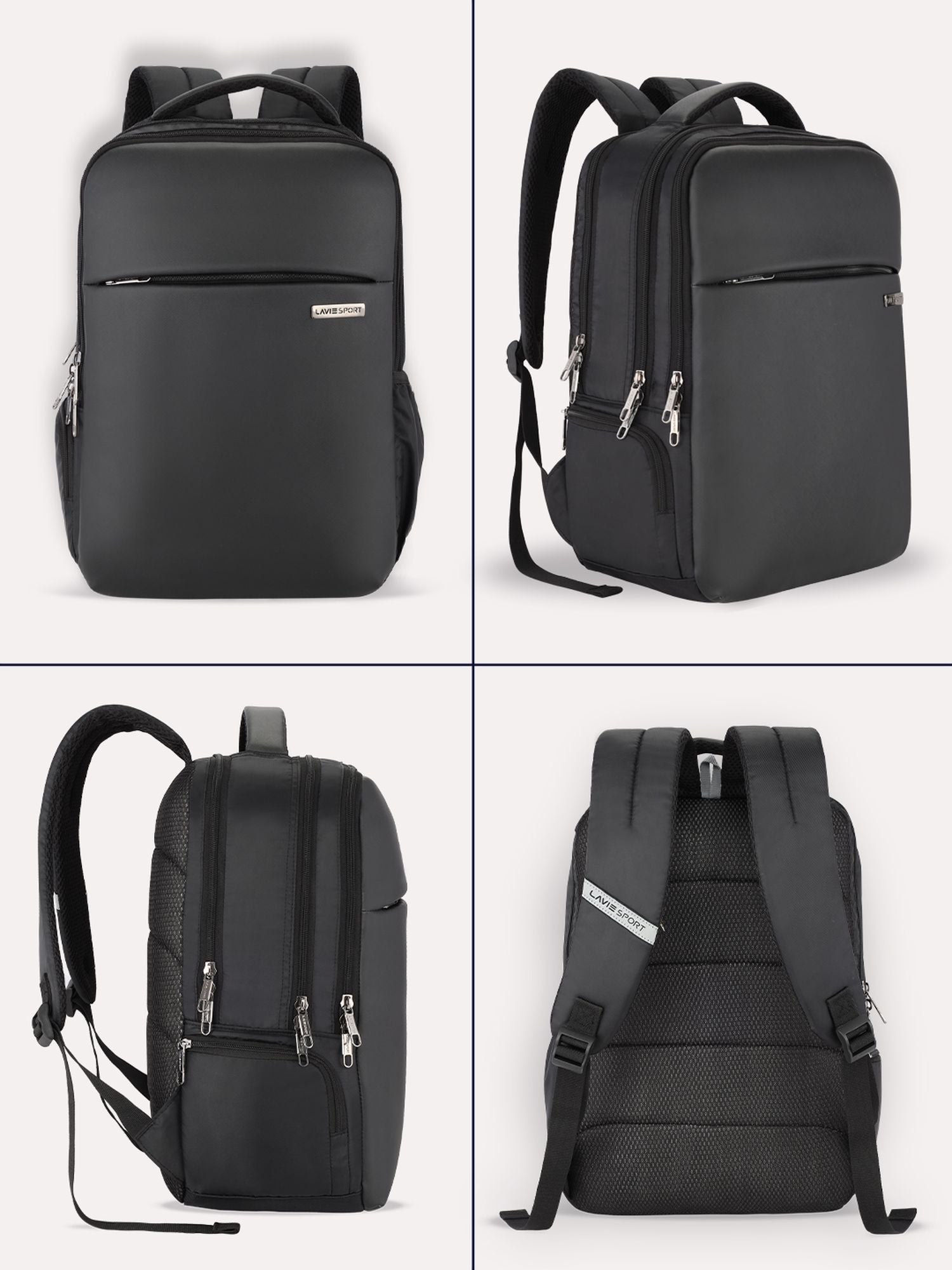 Lavie_Sport_Prodigy_22L_Laptop_Unisex_Backpack_For_Men_&_Women|Casual_Backpack_for_Girls_&_Boys_Black