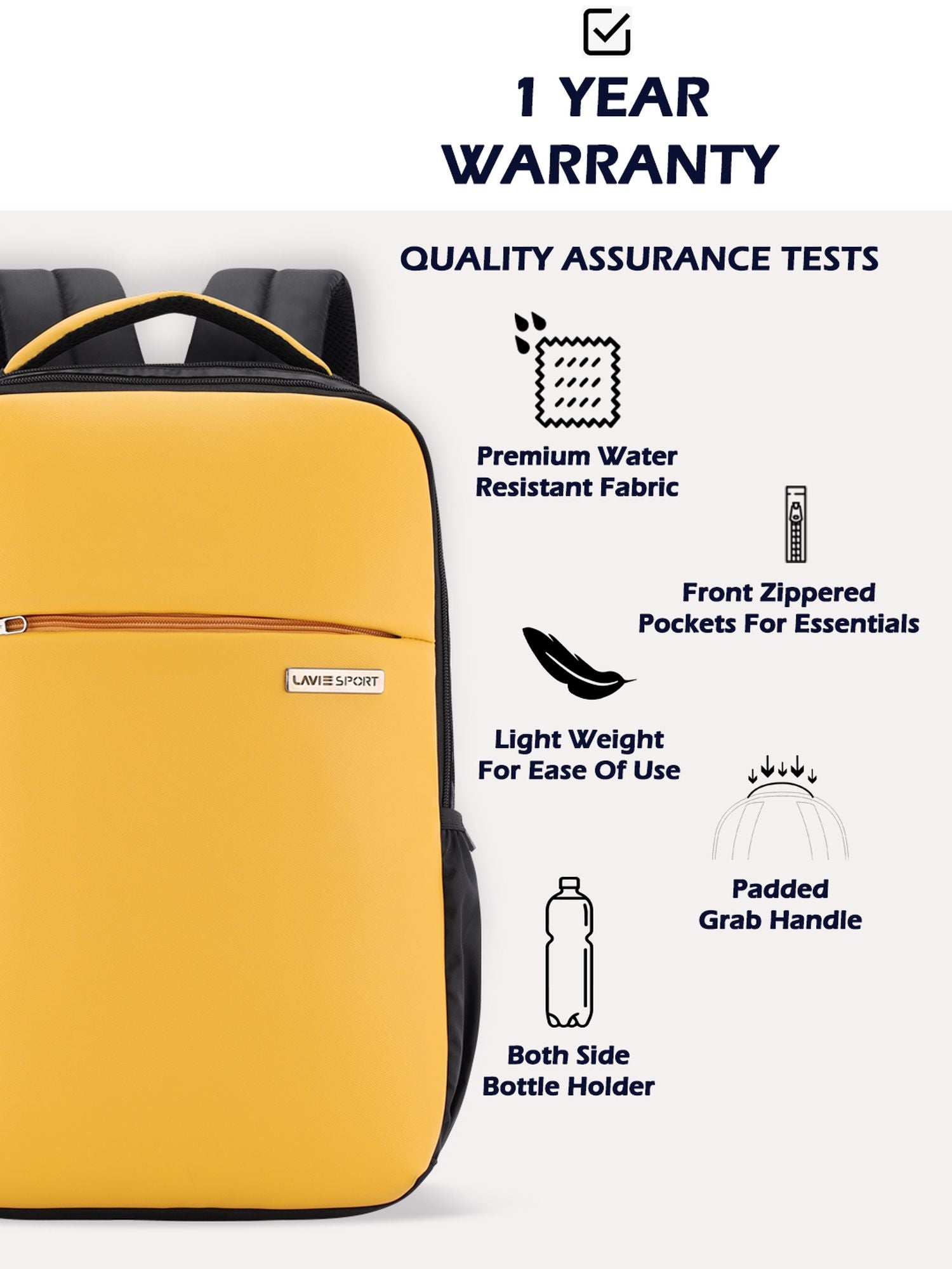 Lavie_Sport_Prodigy_22L_Laptop_Unisex_Backpack_For_Men_&_Women|Casual_Backpack_for_Girls_&_Boys_Yellow