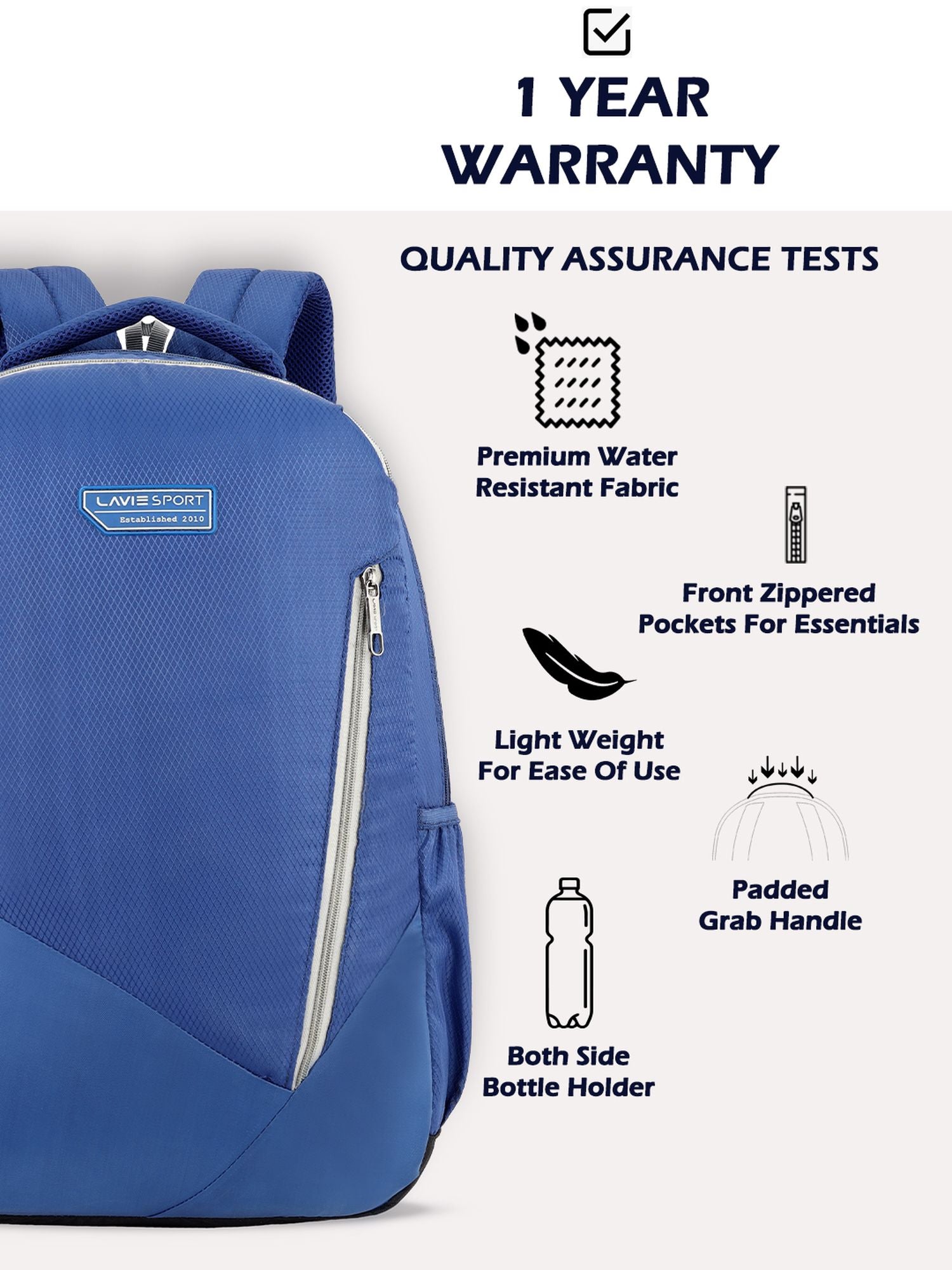 Lavie_Sport_Lozenge_Pro_34L_Laptop_Backpack_For_Boys_&_Girls_|Unisex_Casual_Bag_for_Men_&_Women_Navy
