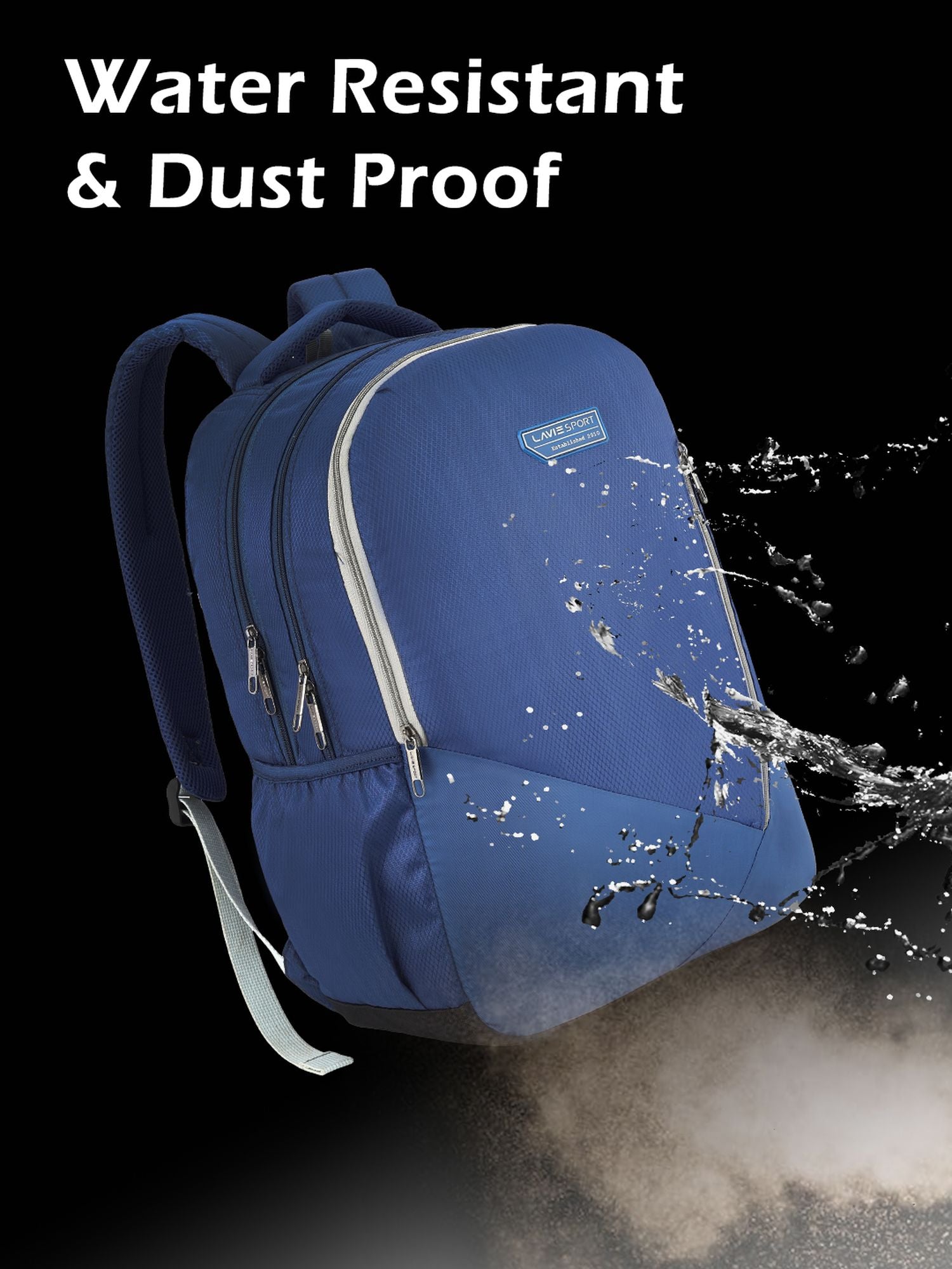 Lozenge Pro Laptop Backpack Casual Bag Navy