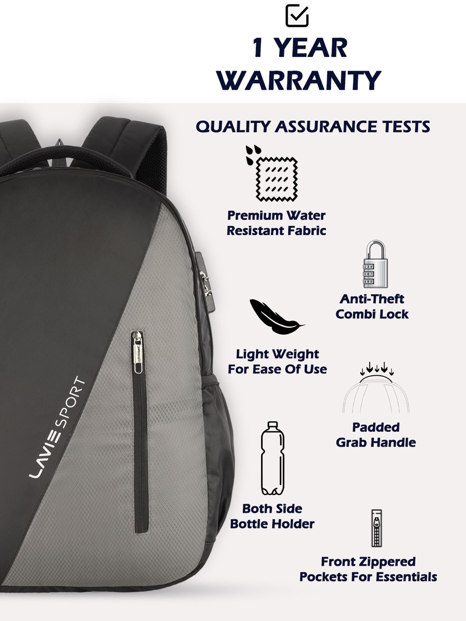 Lavie_Sport_Diagonal_36L_Anti-theft_Laptop_Backpack_For_Men_&_Women_|_Laptop_Bag_For_Boys_&_Girls_Black