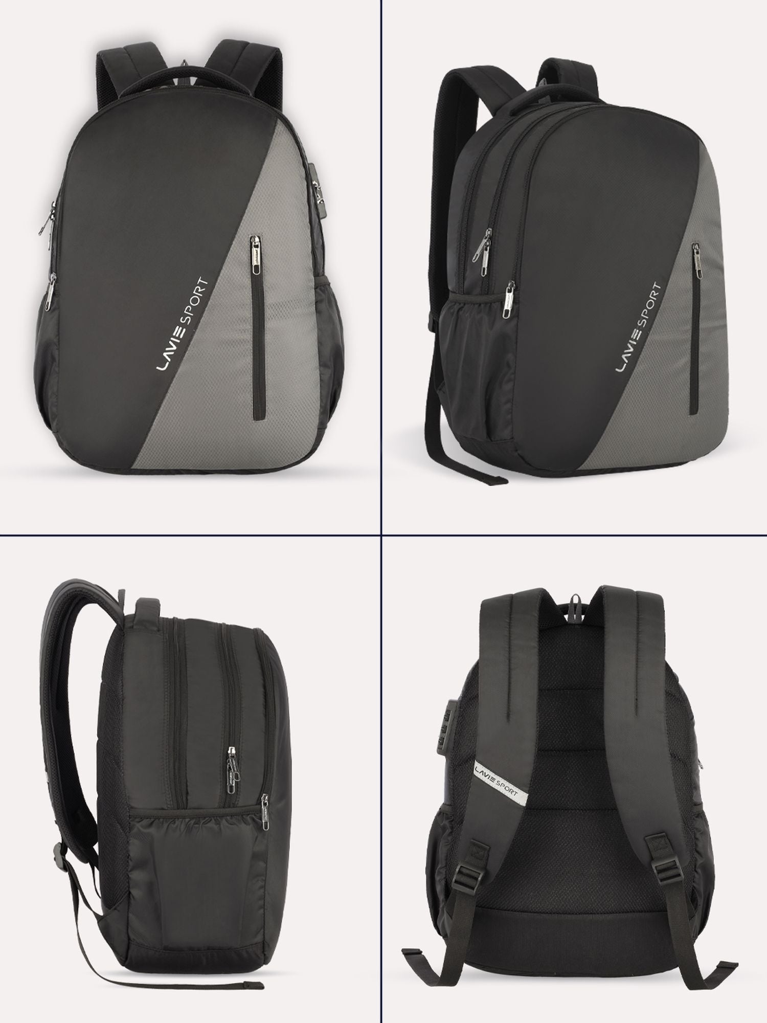 Lavie_Sport_Diagonal_36L_Anti-theft_Laptop_Backpack_For_Men_&_Women_|_Laptop_Bag_For_Boys_&_Girls_Black