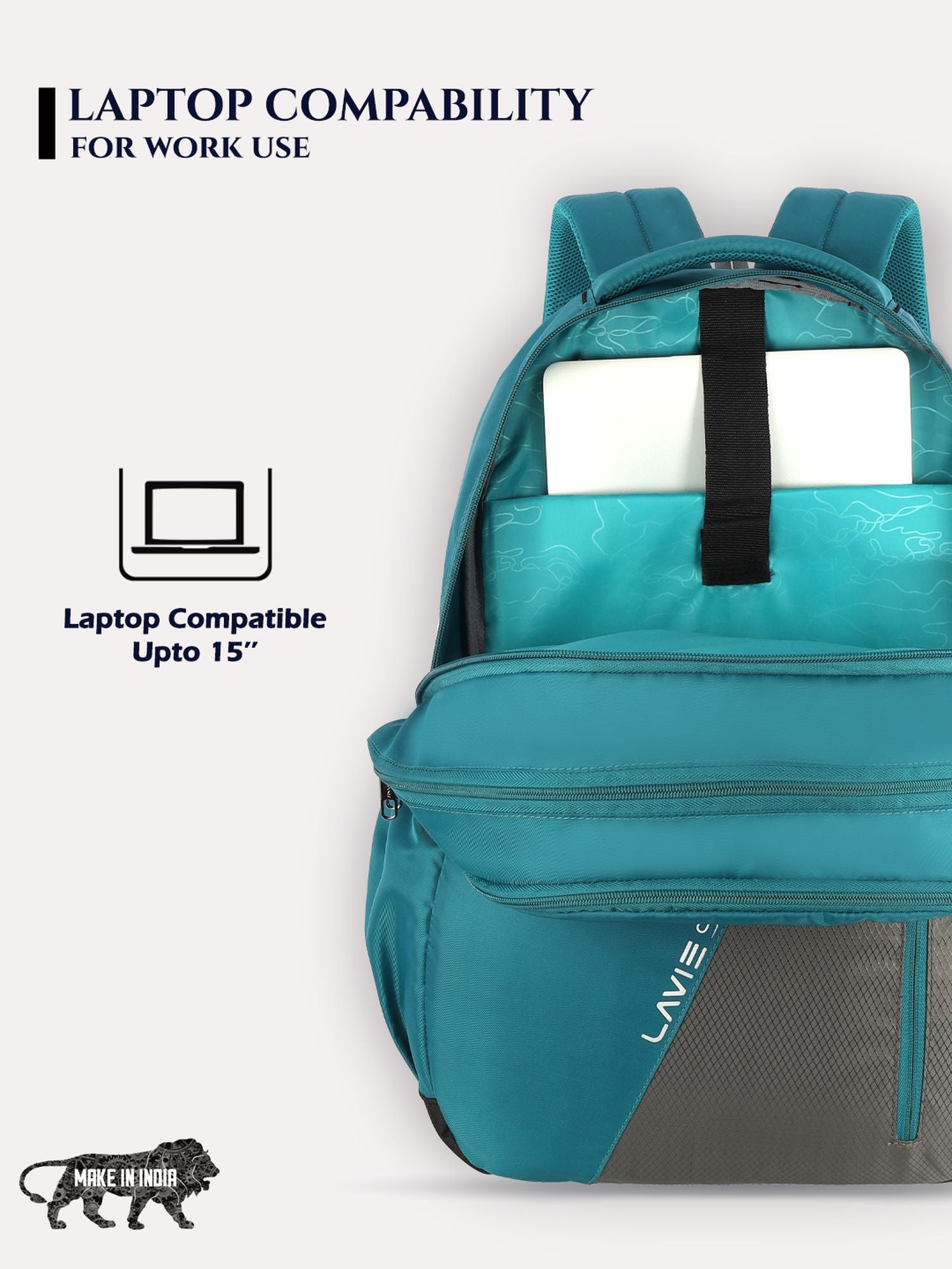 Lavie_Sport_Diagonal_36L_Anti-theft_Laptop_Backpack_For_Men_&_Women_|_Laptop_Bag_For_Boys_&_Girls_Teal
