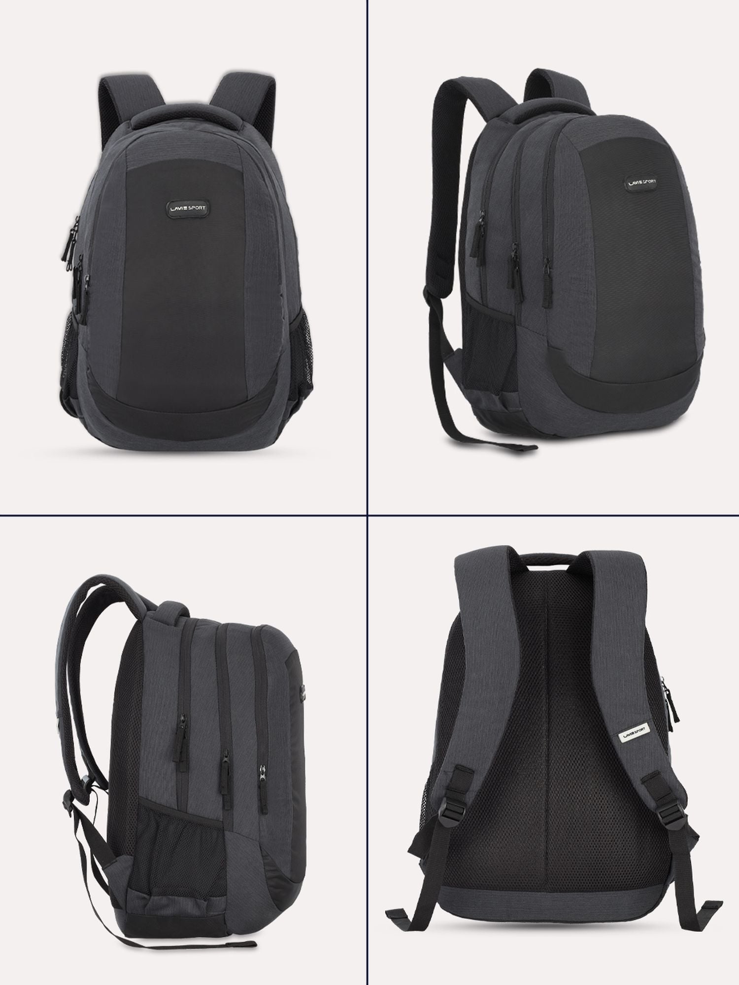 Lavie_Sport_Pinnacle_34L_Laptop_Backpack_For_Men_&_Women_|_College_Bag_For_Boys_&_Girls_Black