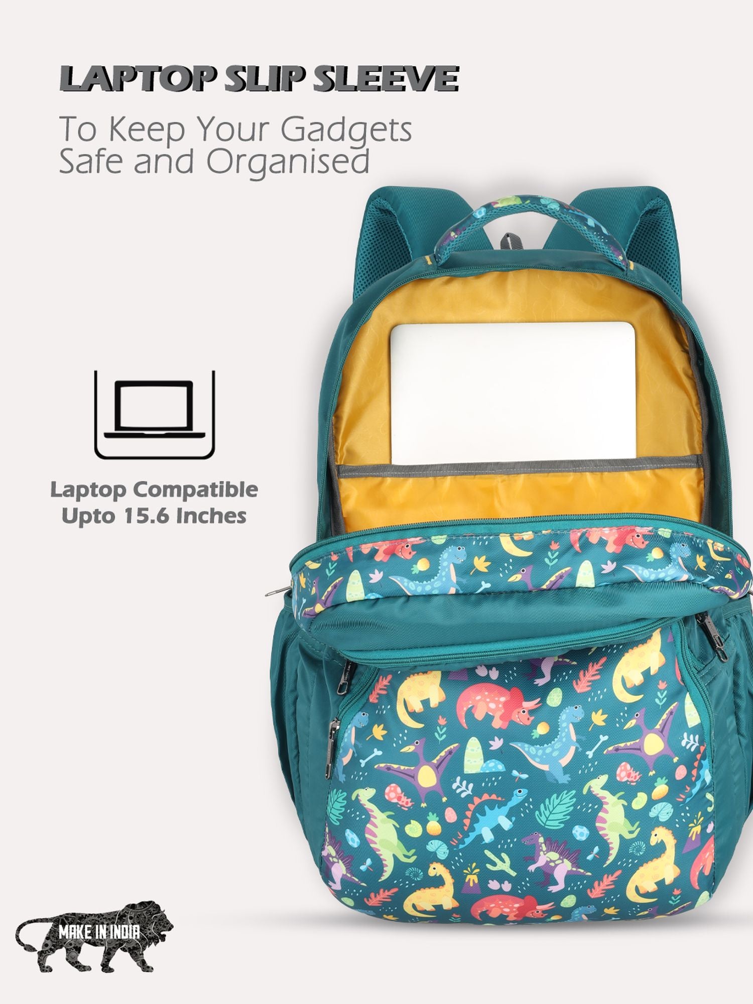 Lavie Sport 22L Ledge Casual Backpack for Girls and Boys|Men & Women Red