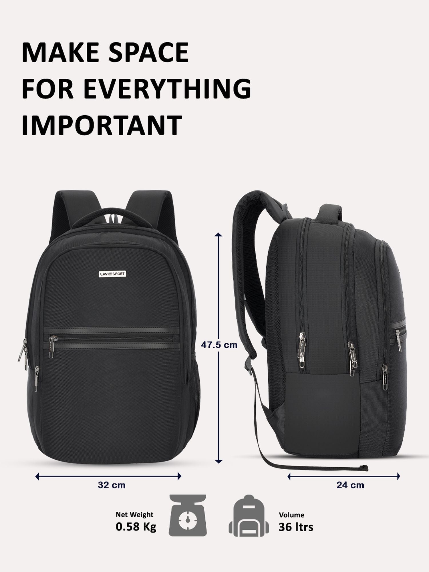 lavie-sport-prime-36l-laptop-backpack-for-men-&-women-black-black-large