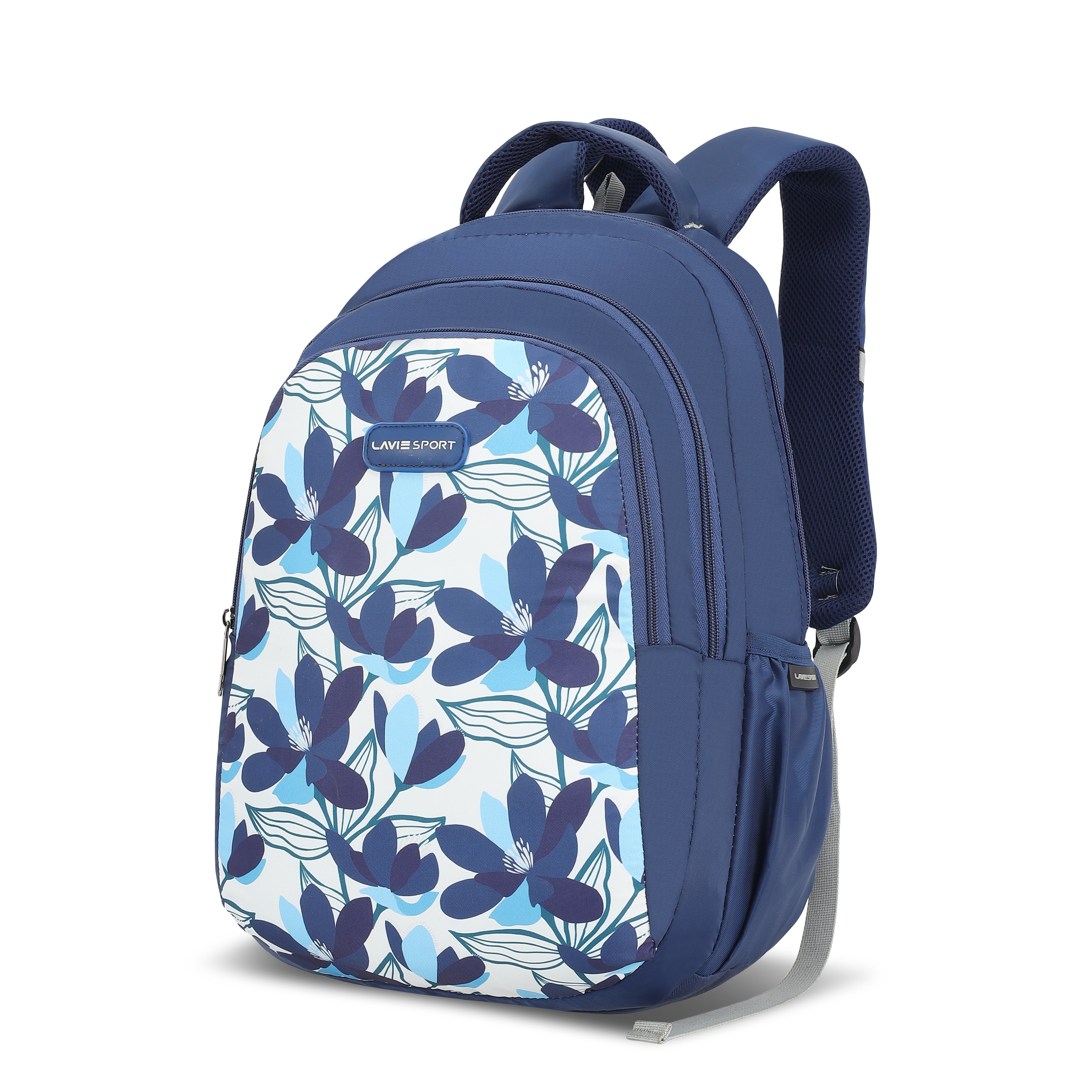 Lavie Sport Carolina 26L Printed 17" School Backpack for Girls (Navy)