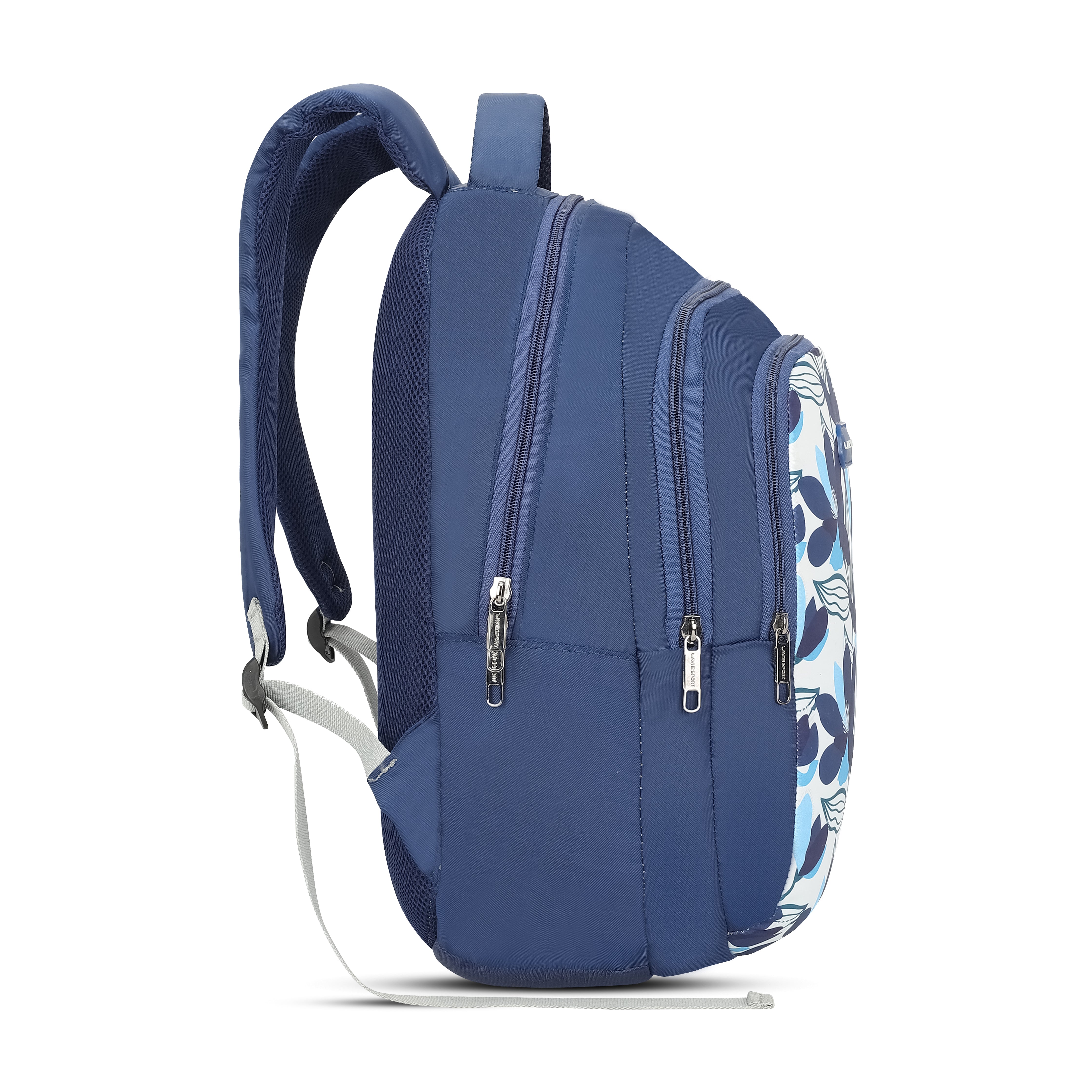 Lavie Sport Carolina 26L Printed 17" School Backpack for Girls (Navy)