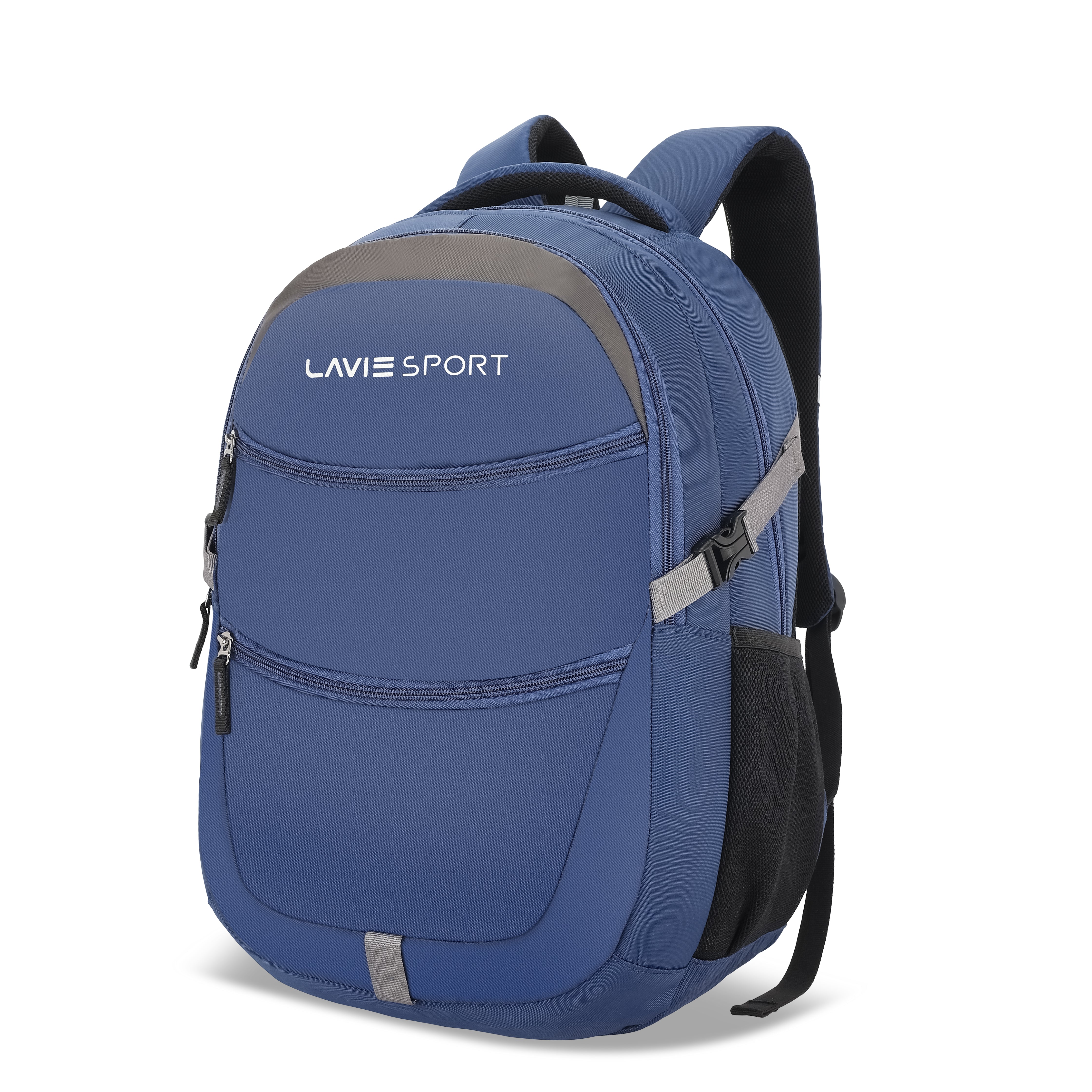 Lavie Sport Triumph 29L Laptop Backpack with Rain cover For Men & Women | Boys & Girls (Navy)