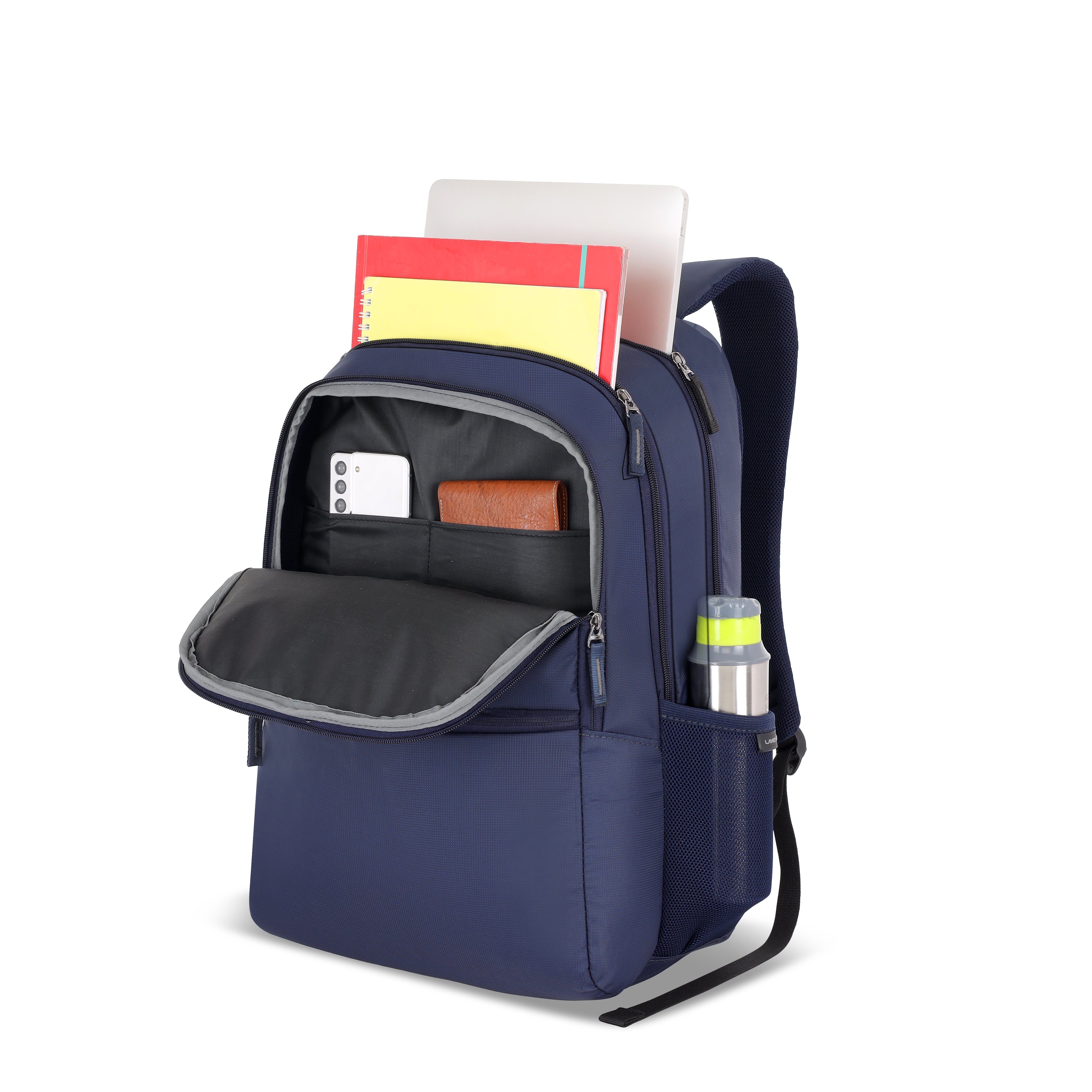 Lavie Sport Falcon 28L Laptop Backpack For Men & Women (Navy)