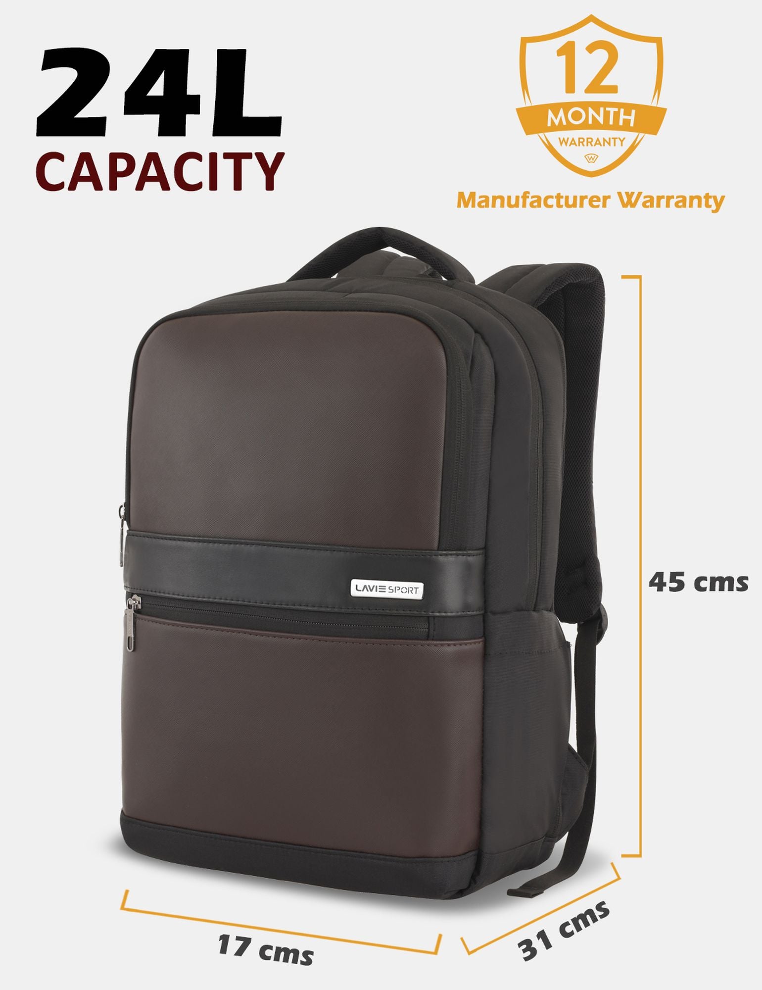 Lavie 24 Litre Laptop Backpack Online