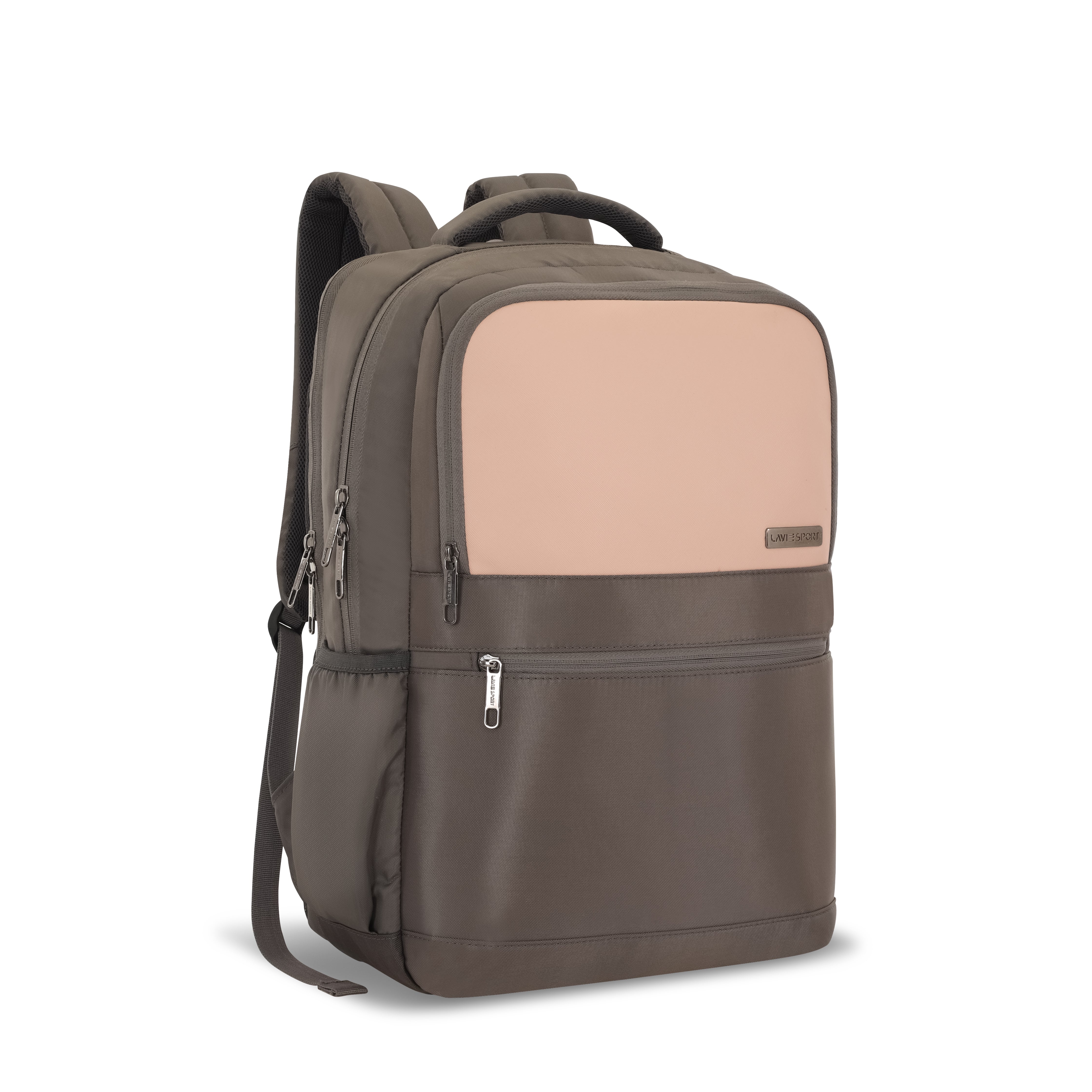 Lavie Sport Pioneer 24L Laptop Backpack with Trolley Sleeve For Women (Pink)