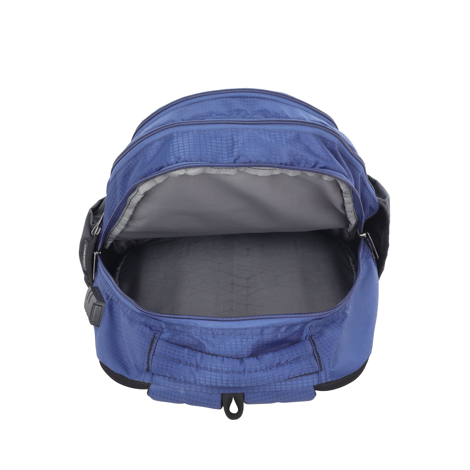Pulse Laptop Backpack Compatible Rain Cover Combi Lock Black/R.Blue