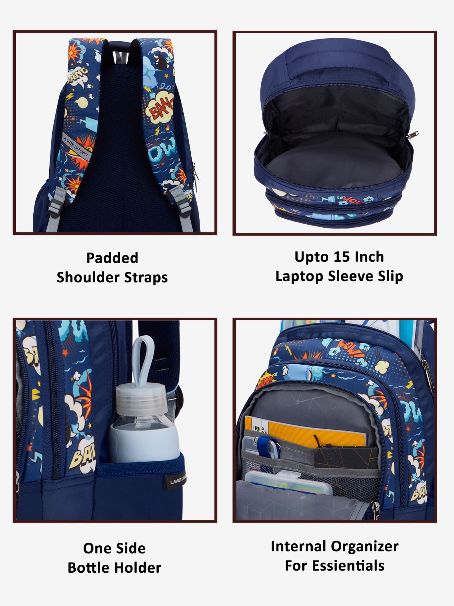 Boom Backpack Navy
