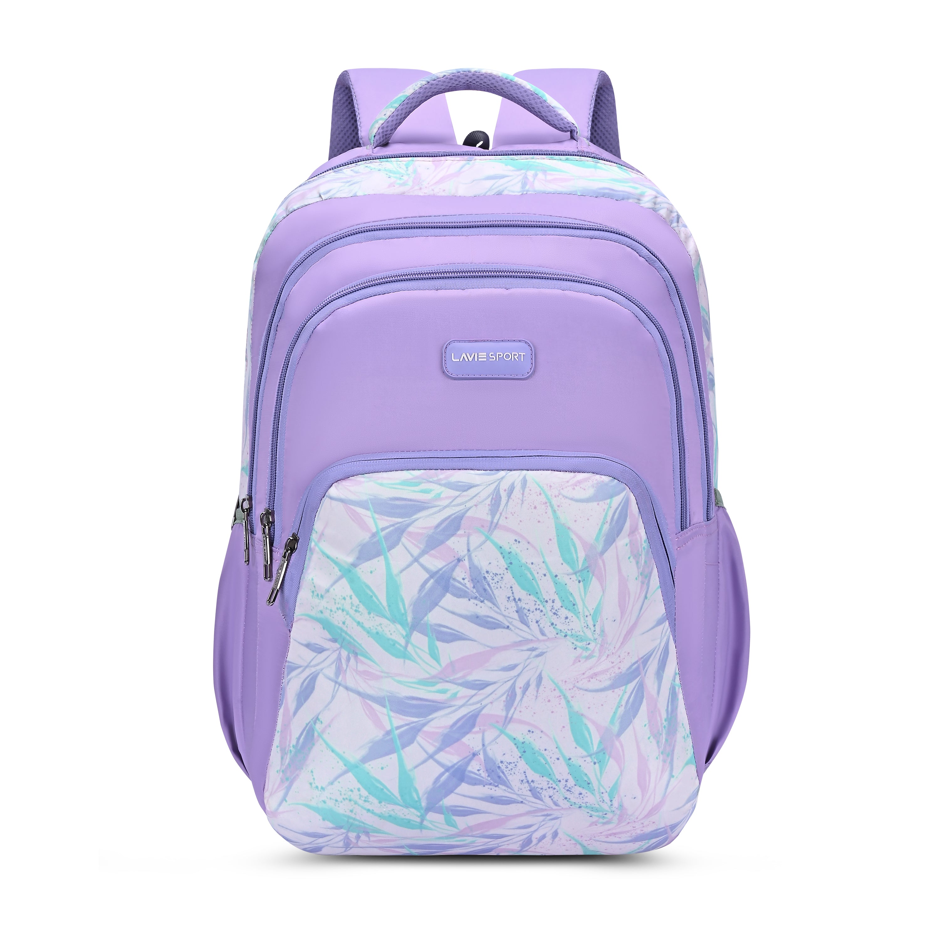 Lavie Sport 35L Iris Backpack | Laptop Compatiable | Raincover (Purple)