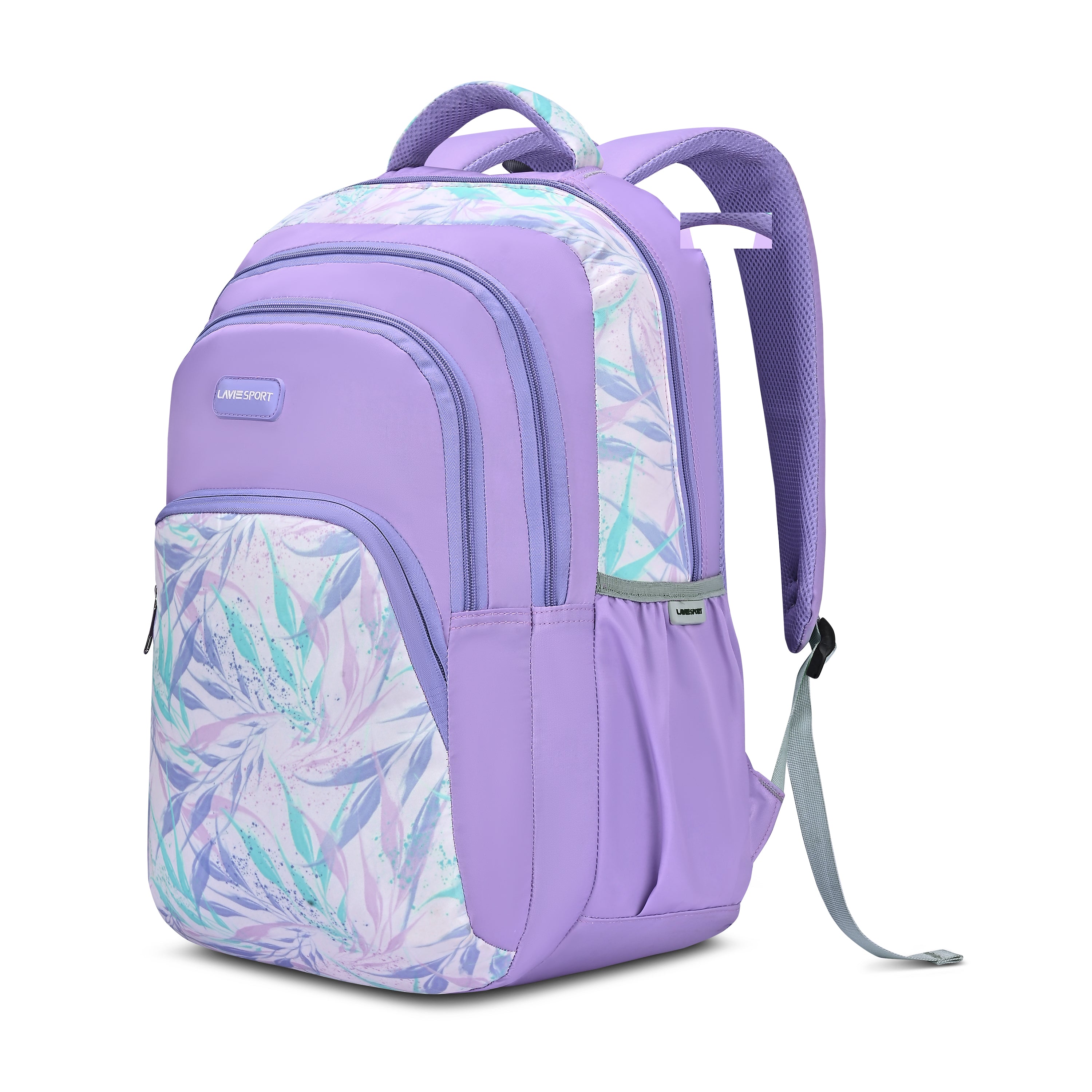 Lavie Sport 35L Iris Backpack | Laptop Compatiable | Raincover (Purple)