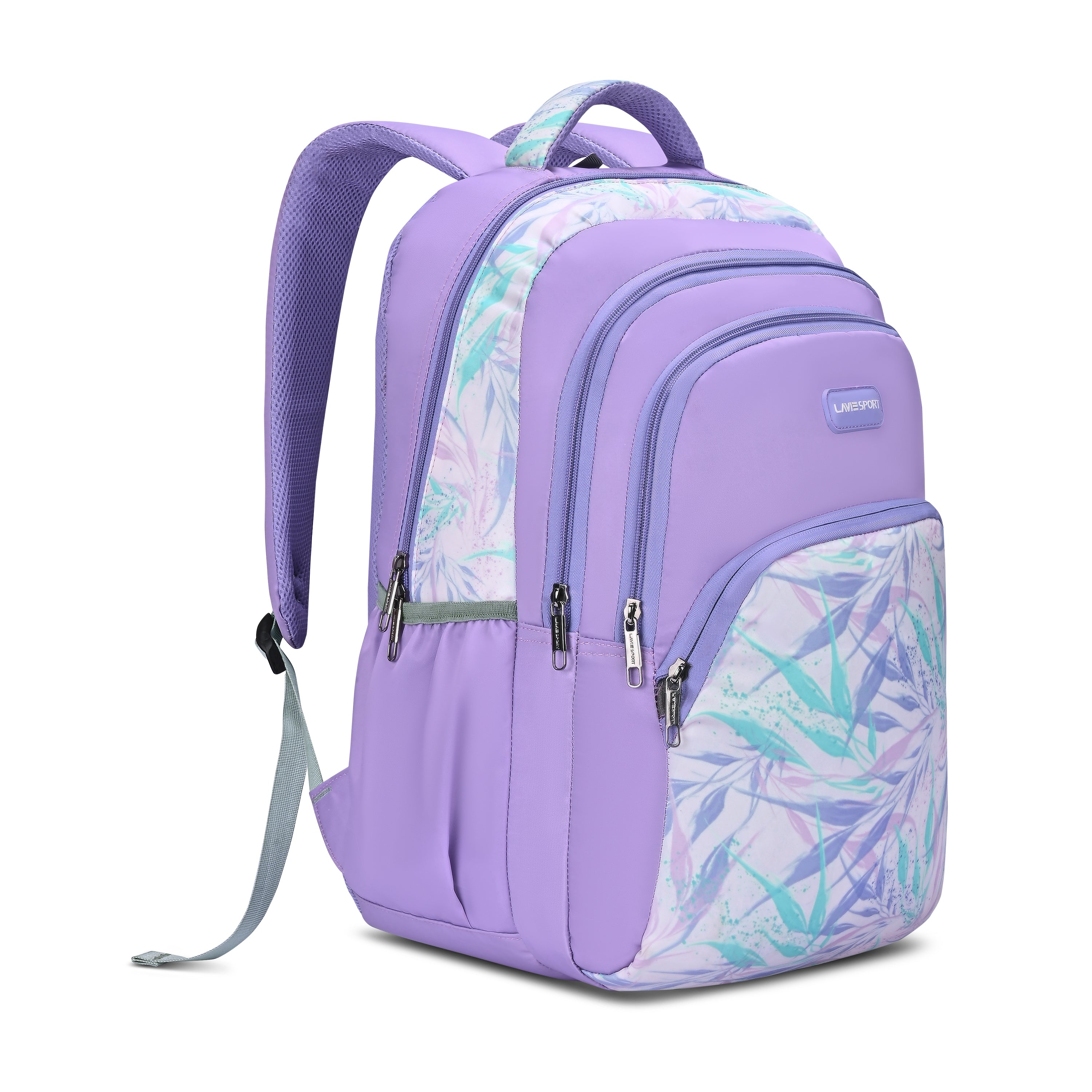 Lavie Sport 35L Iris Backpack | Laptop Compatiable | Raincover (Purple)