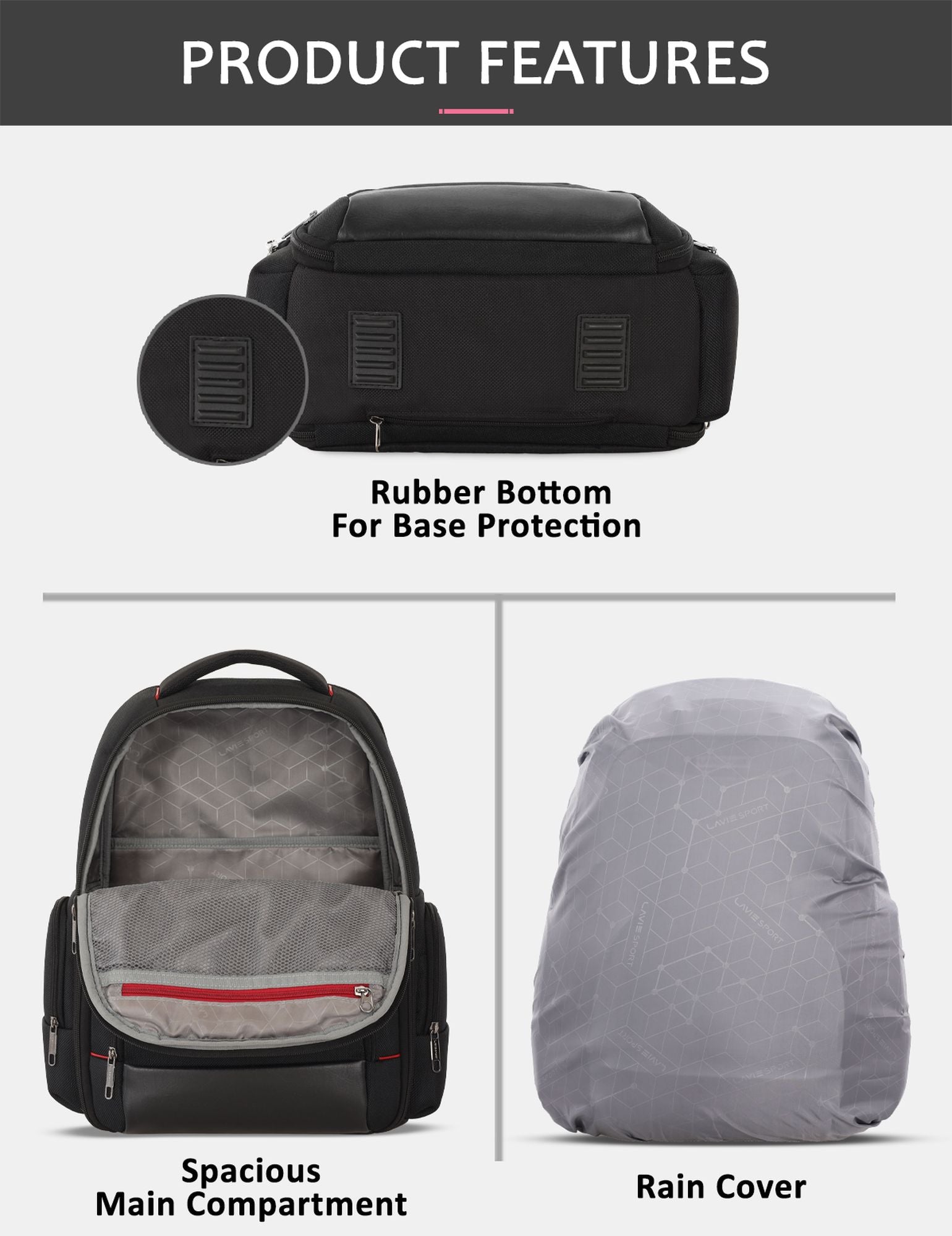 Business Elite Professional Laptop Backpack Trolley Sleeve Black