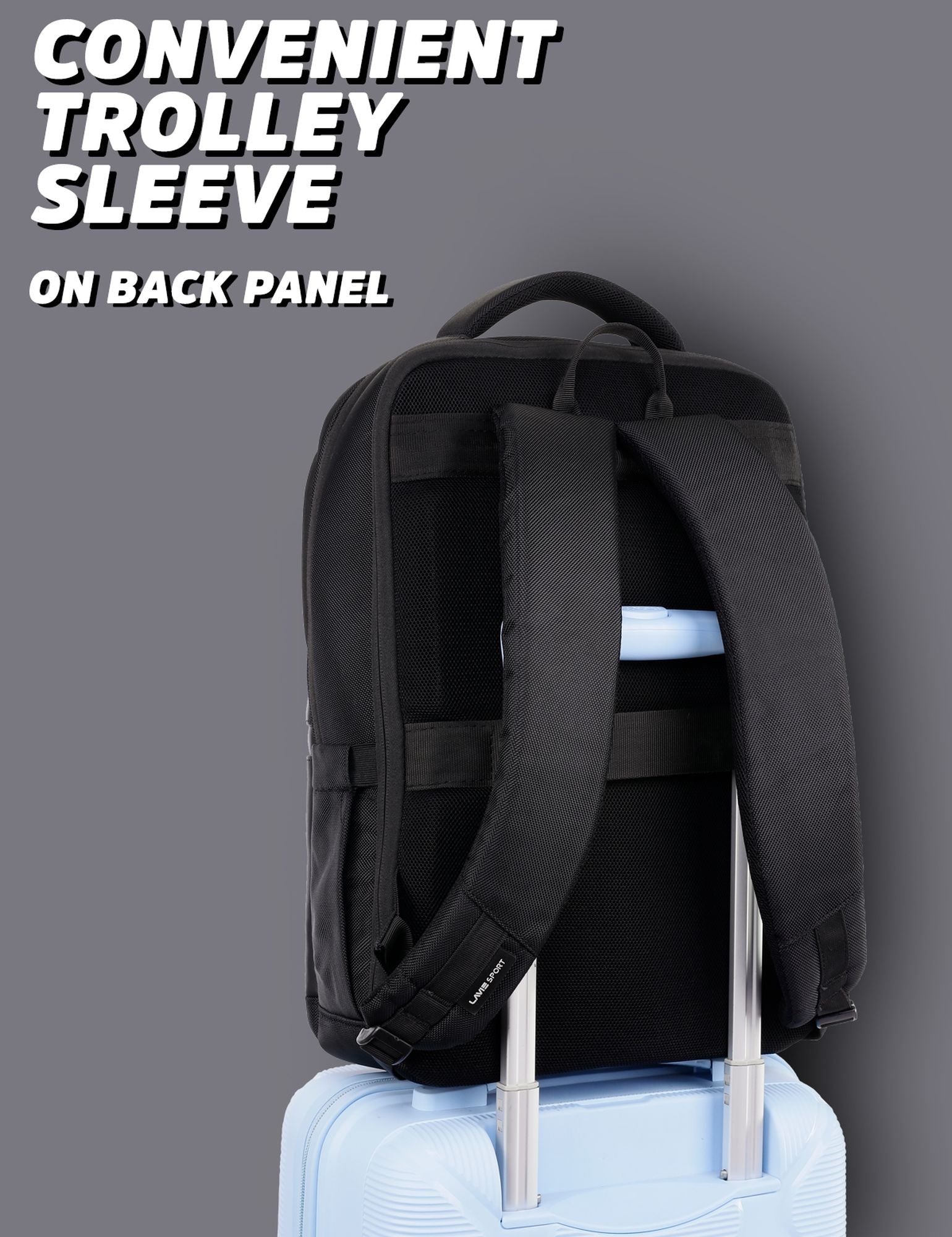 Armour Laptop Backpack Trolley Sleeve Black