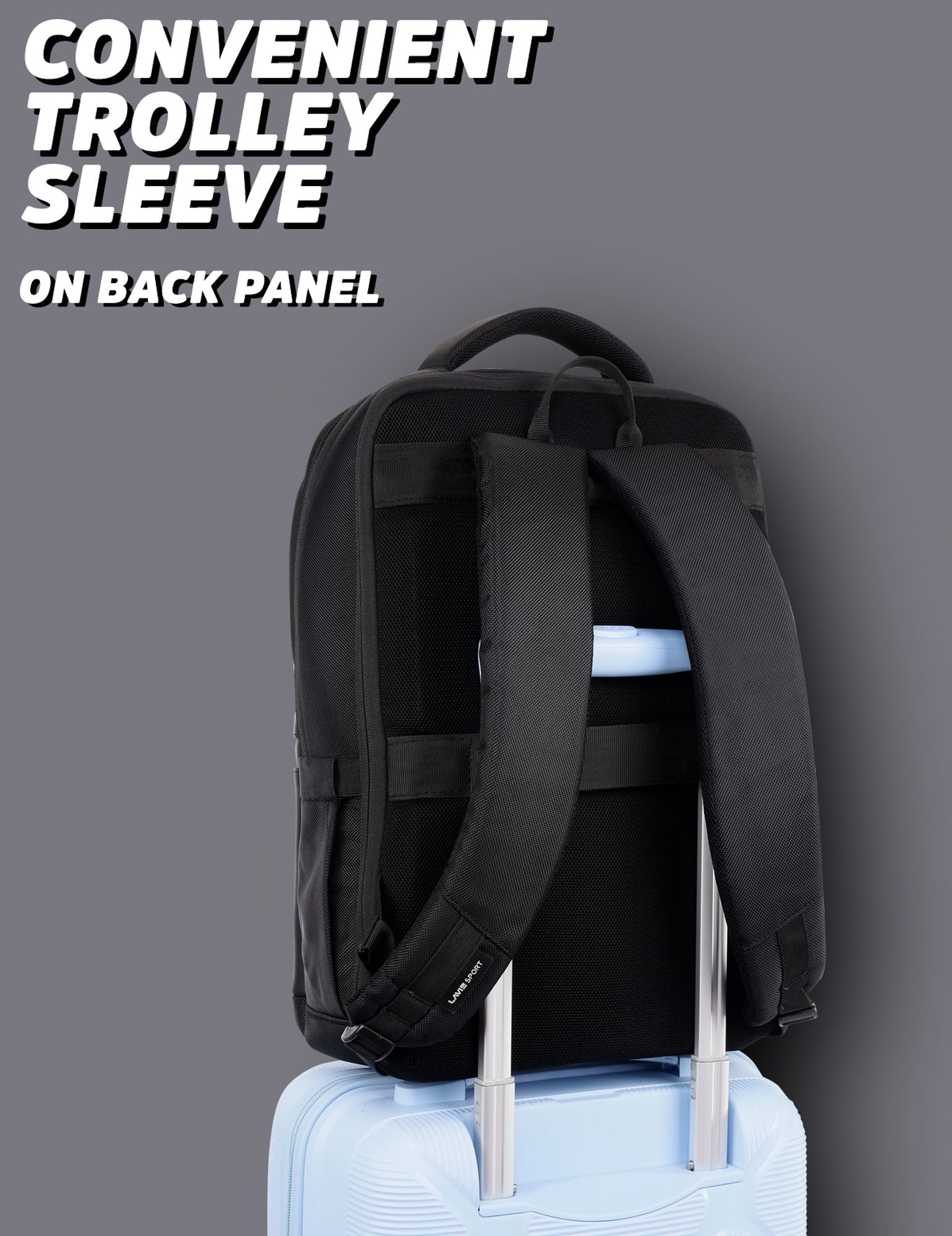 Armour Laptop Backpack Trolley Sleeve Black/Navy