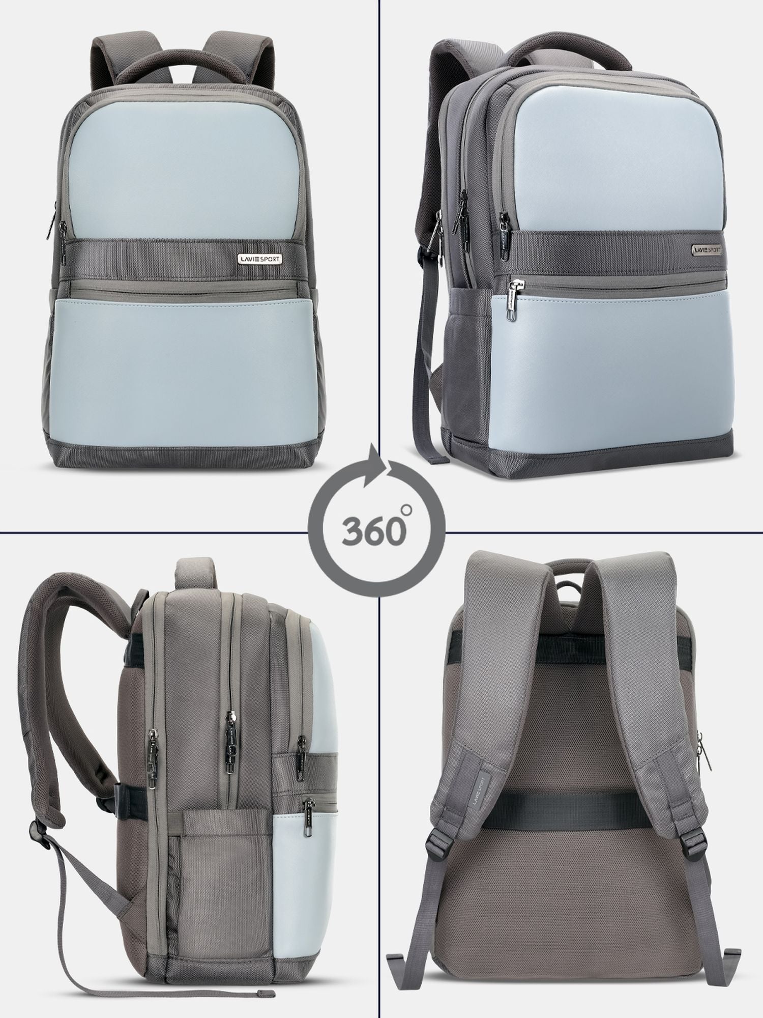 Armour Laptop Backpack Trolley Sleeve Grey/P.Blue