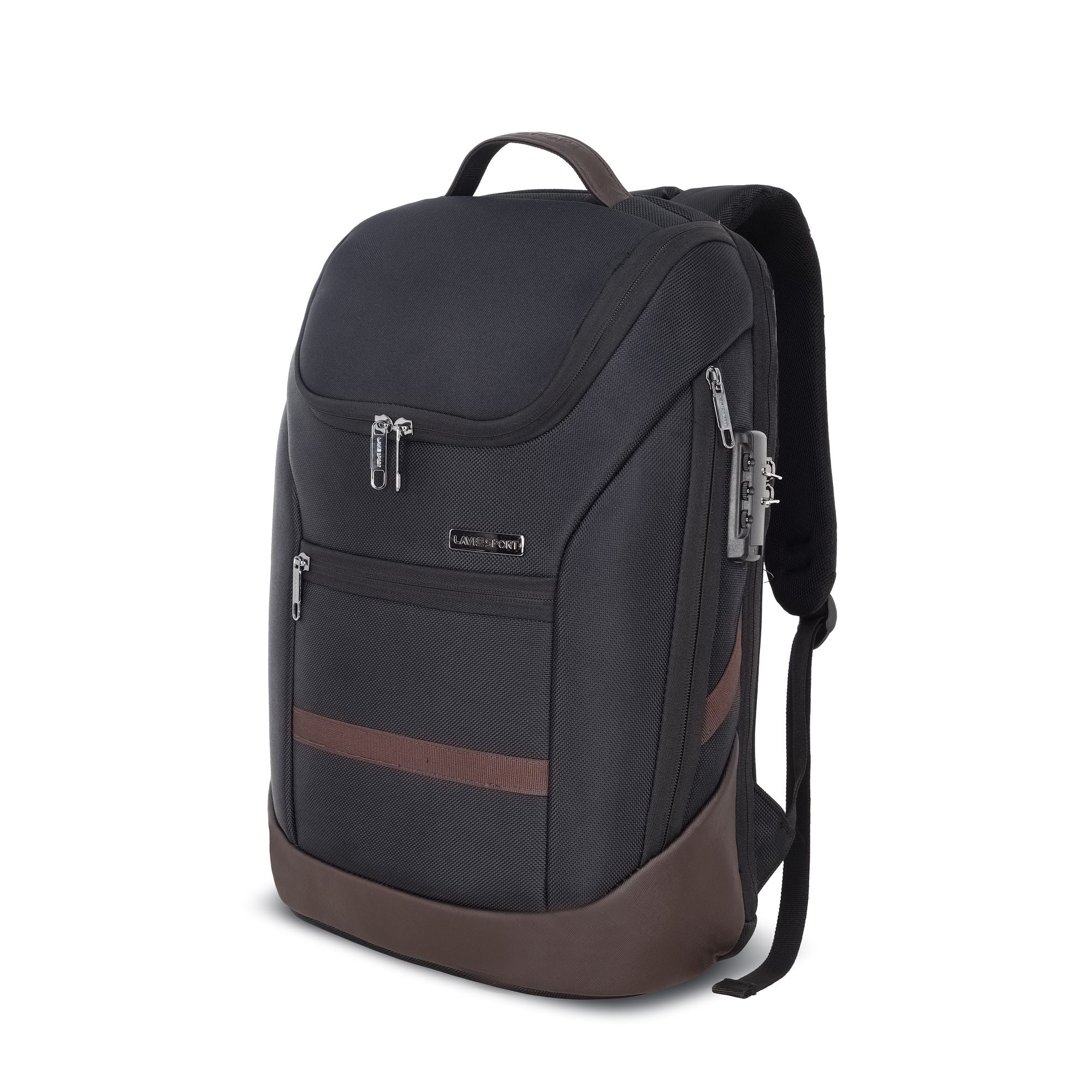 Emperor Laptop Backpack Black/Choco