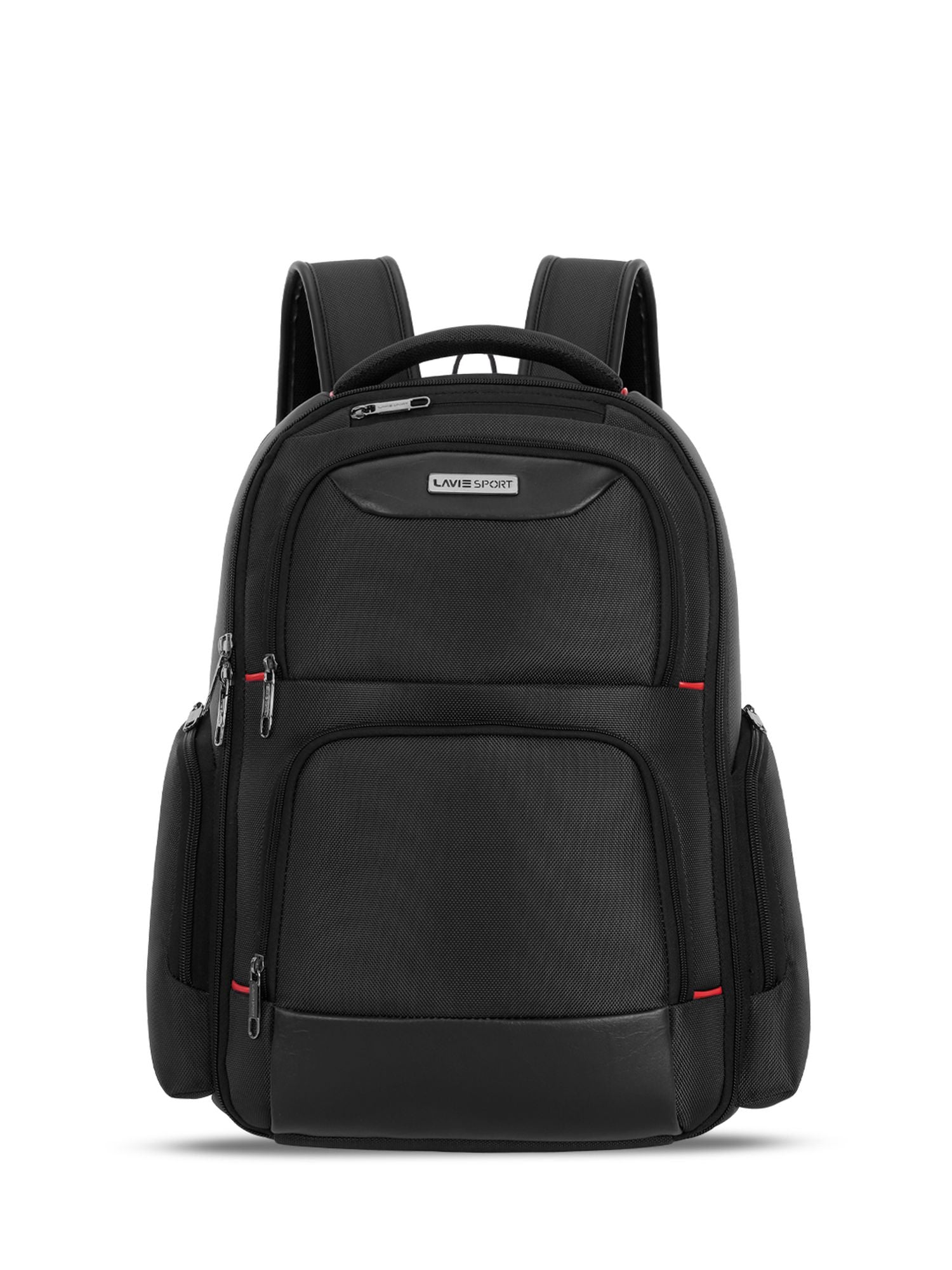 Business Elite Multifunctional Laptop Backpack Trolley Sleeve Black