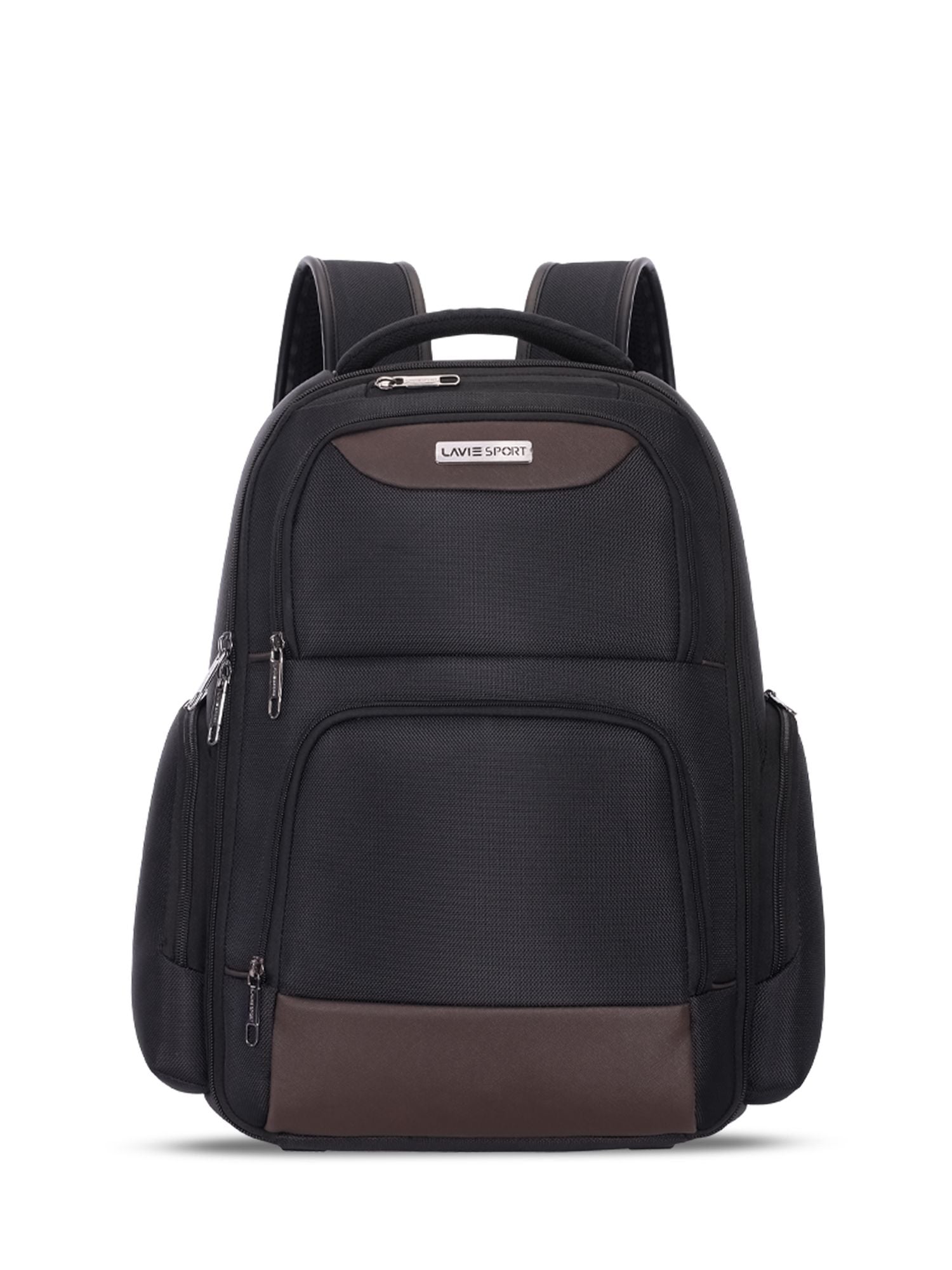 Business Elite Multifunctional Laptop Backpack Trolley Sleeve Black/Choco