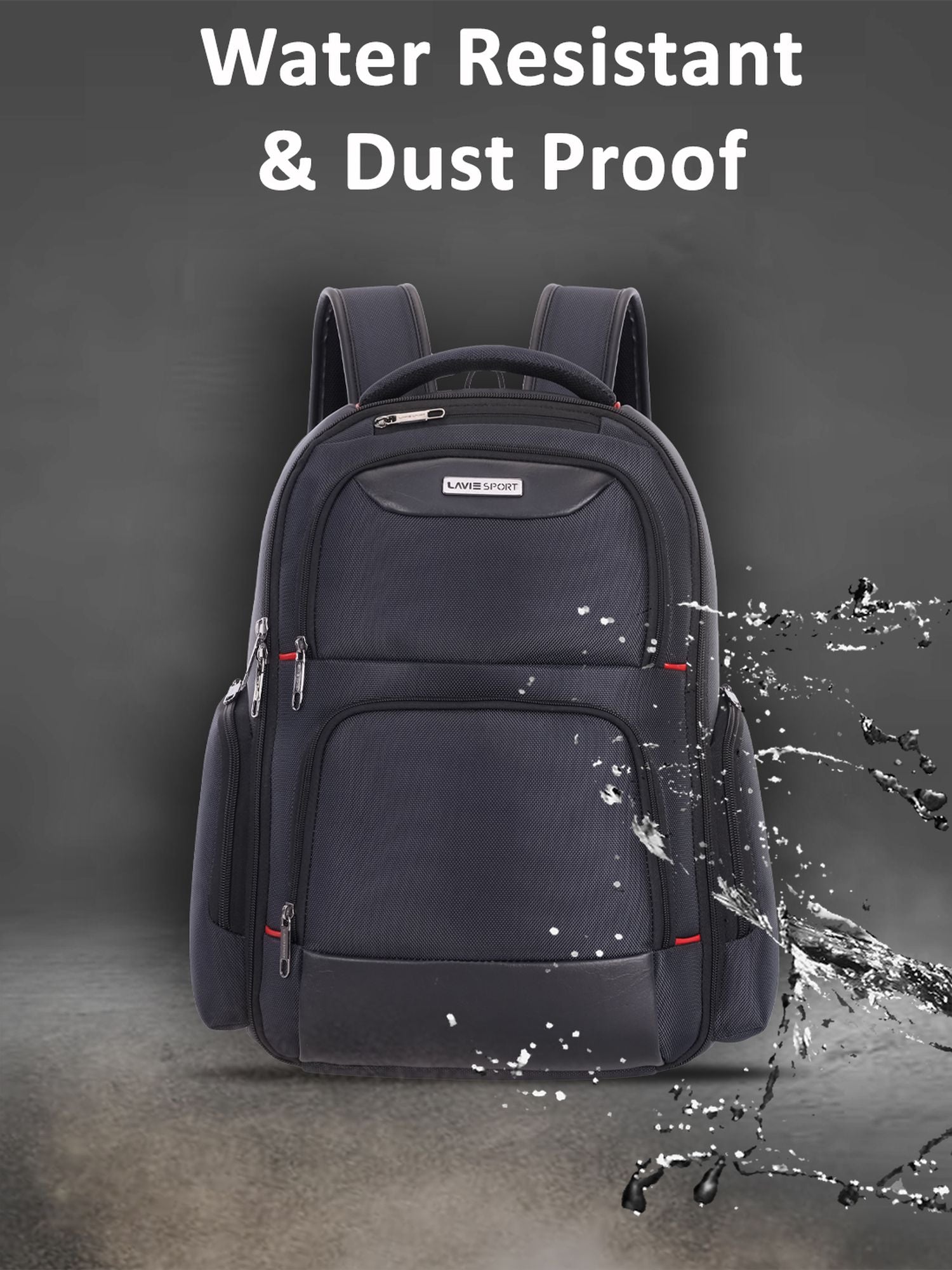 Business Elite Multifunctional Laptop Backpack Trolley Sleeve C.Blue/Black