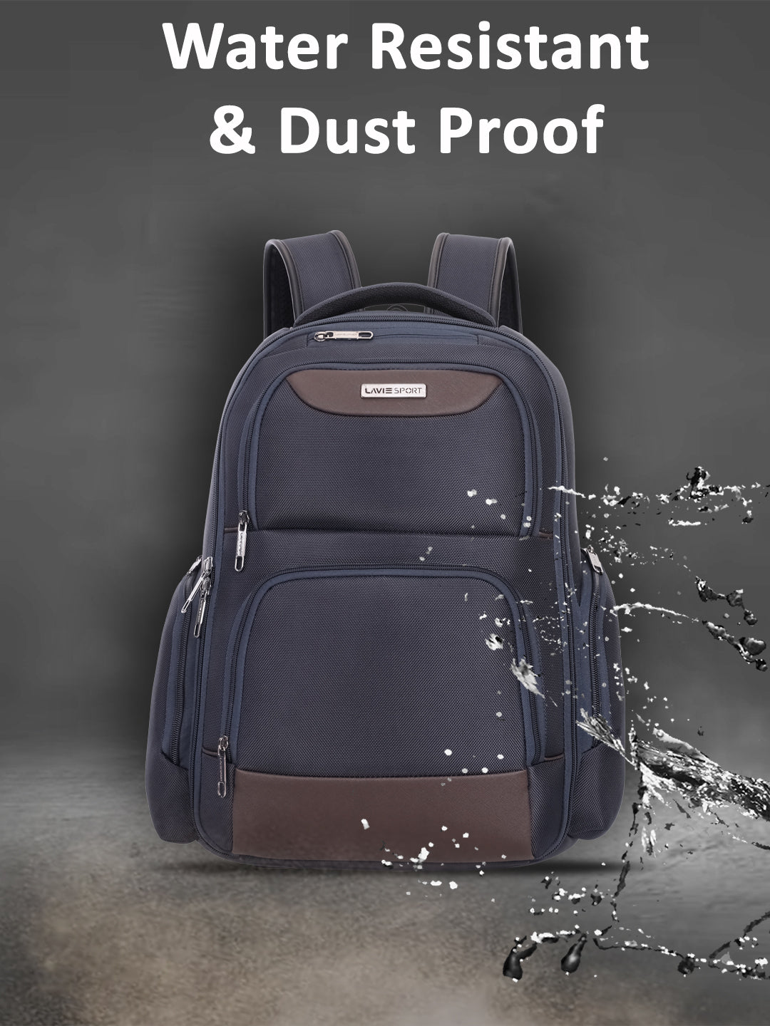 Business Elite26 Multifunctional Laptop Backpack With Trolley Sleeve