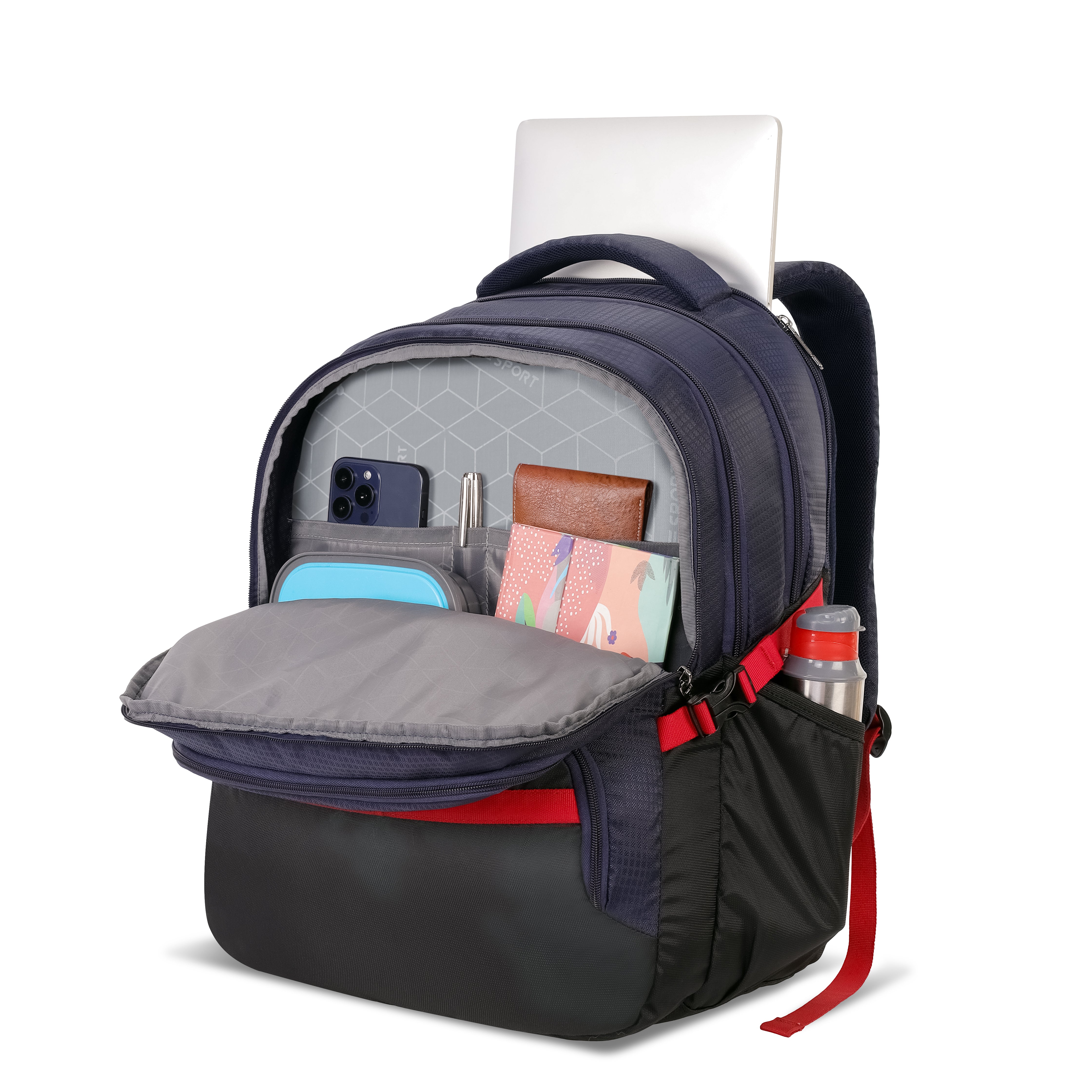 Lavie Sport Forge 40L Casual Backpack Raincover Backpack For Boys & Girls