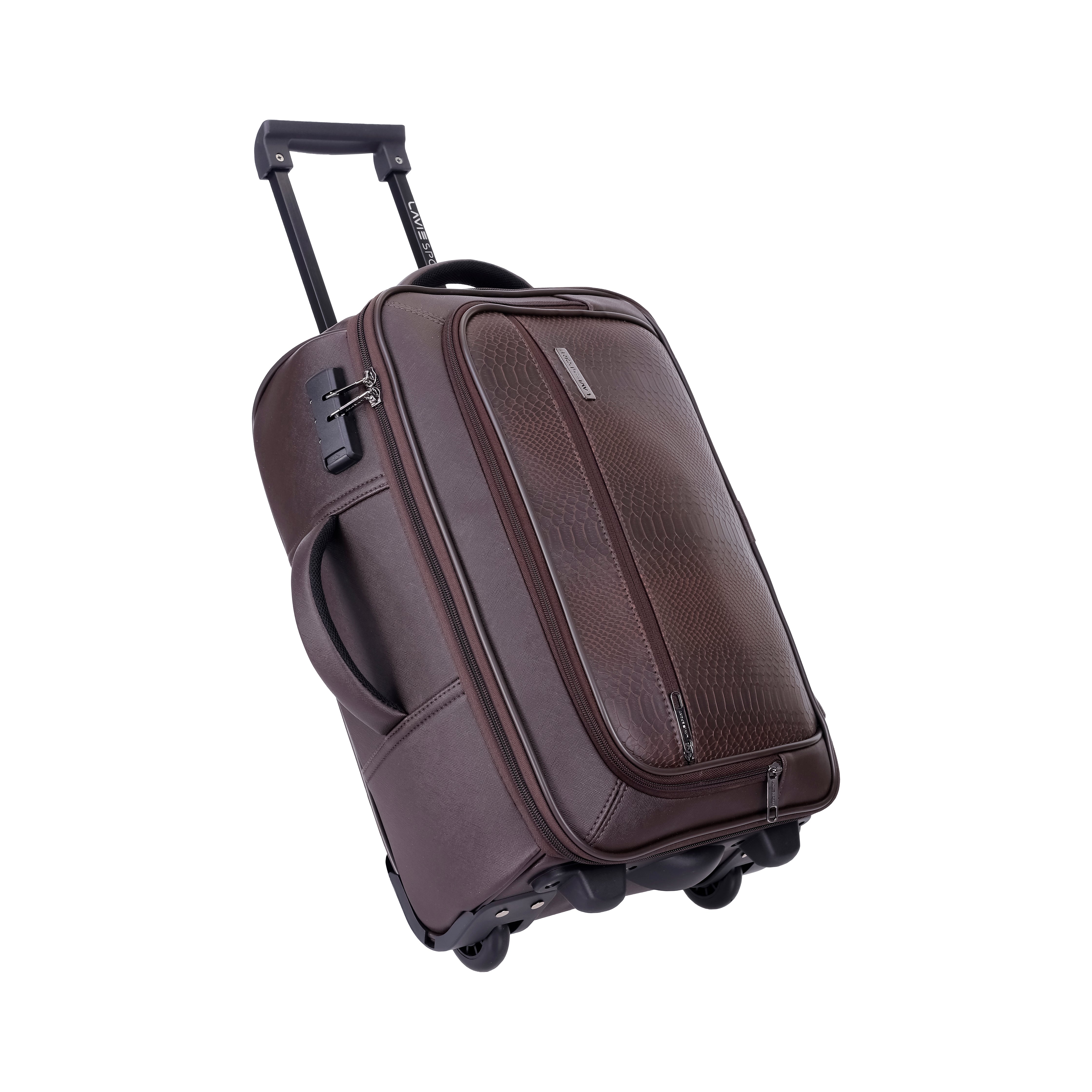 45 Cms Premium Majestic Croco Laptop Trolley Duffle Bag