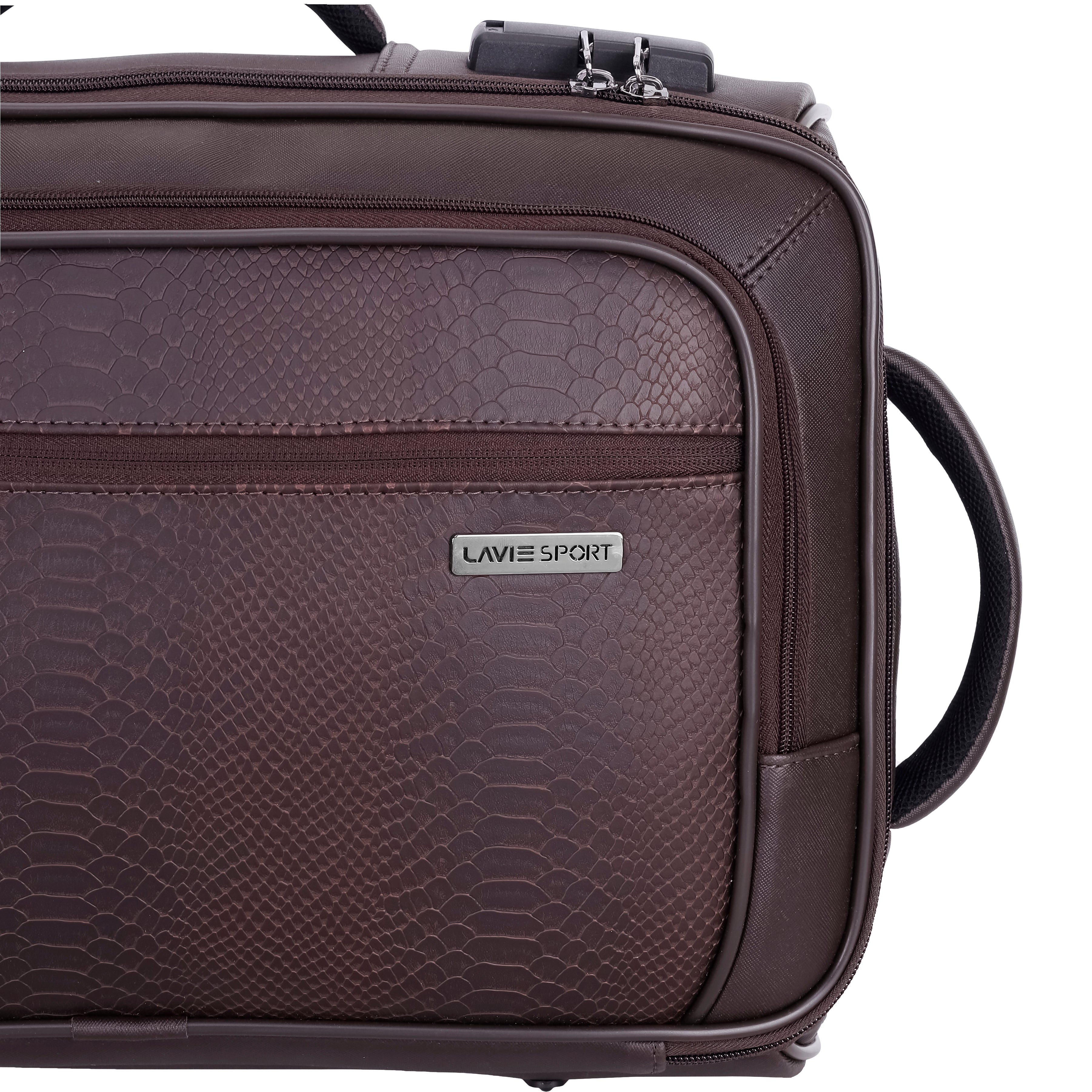 45 Cms Premium Majestic Croco Laptop Trolley Duffle Bag