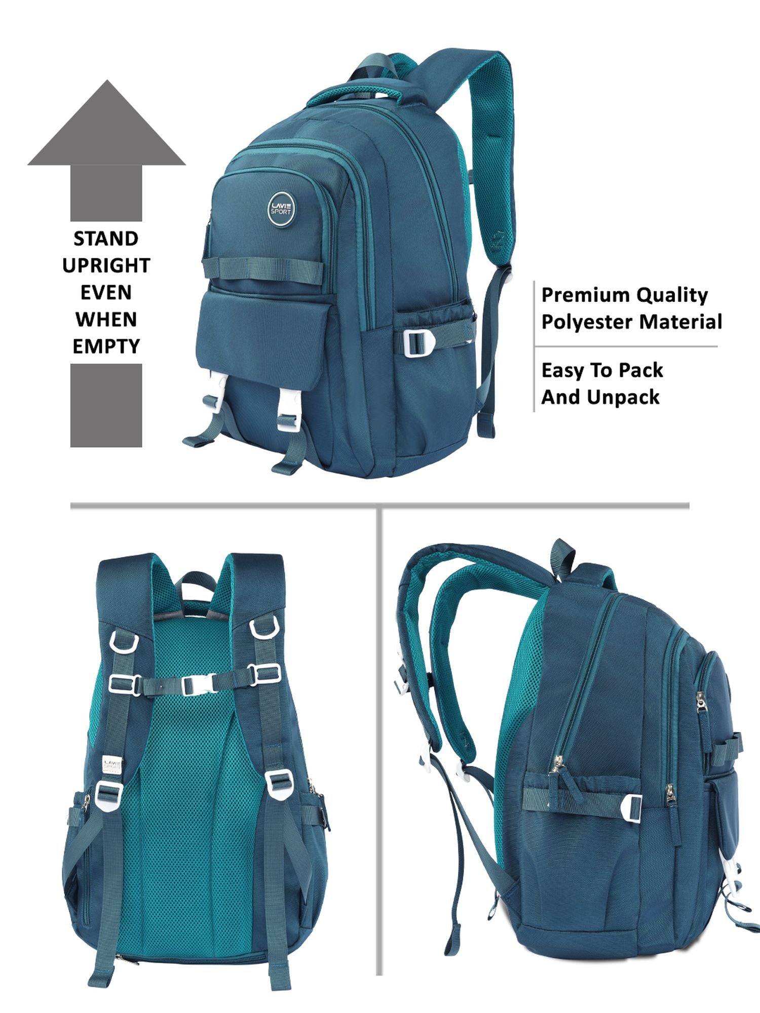 Enchant Laptop Backpack Raincover Teal