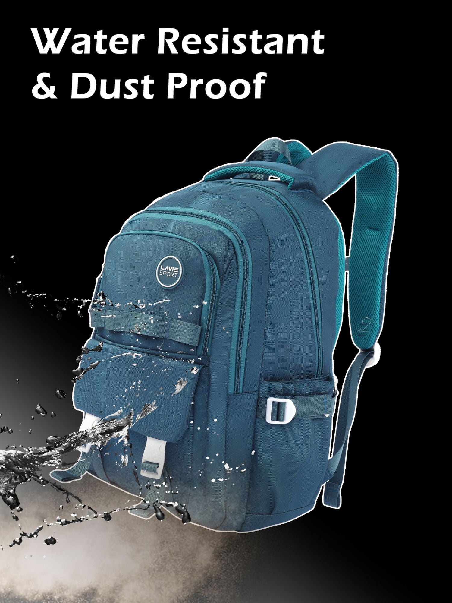 Enchant Laptop Backpack Raincover Teal