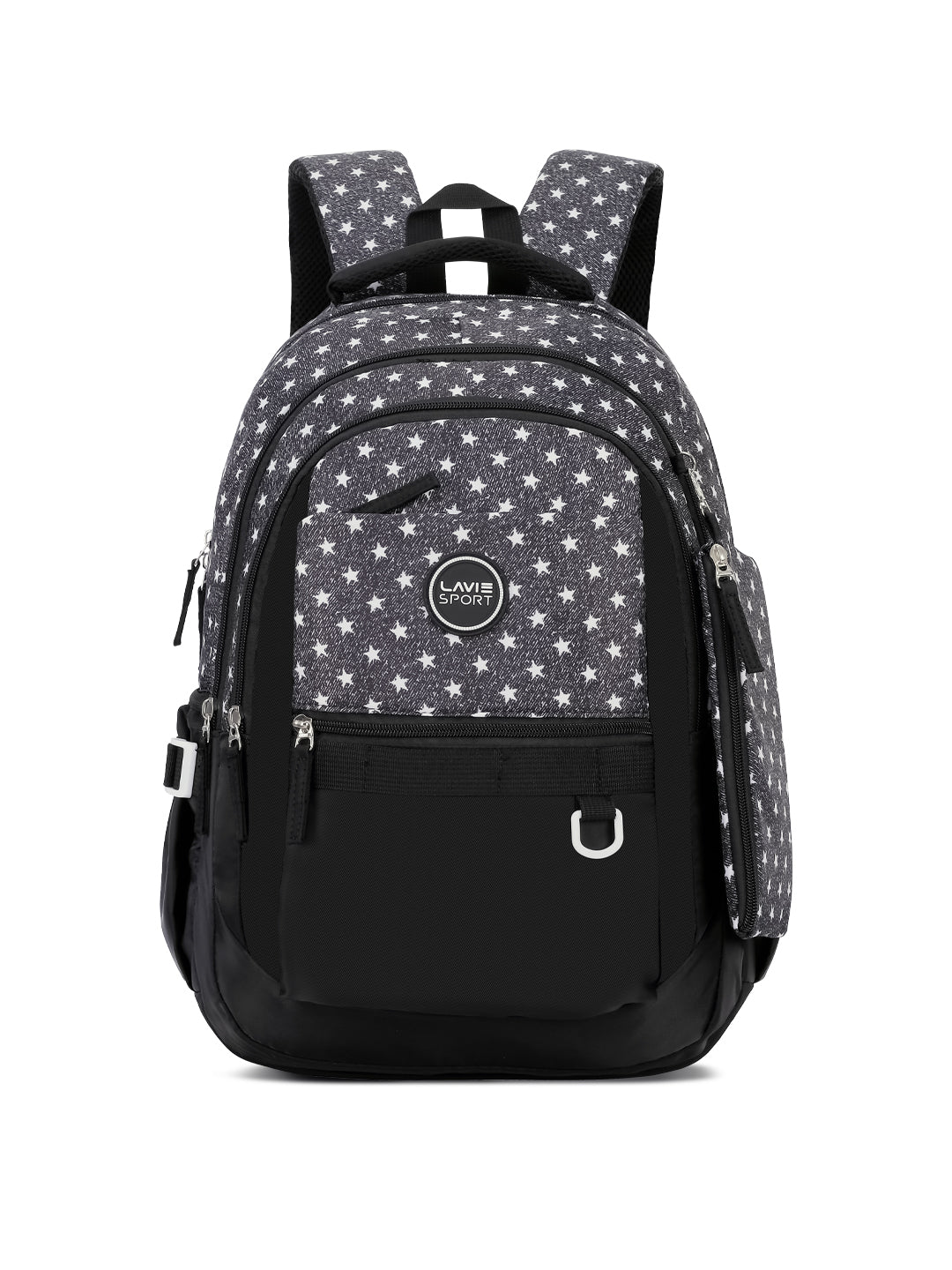 Starstruck Laptop Backpack Raincover Bag Black/Grey