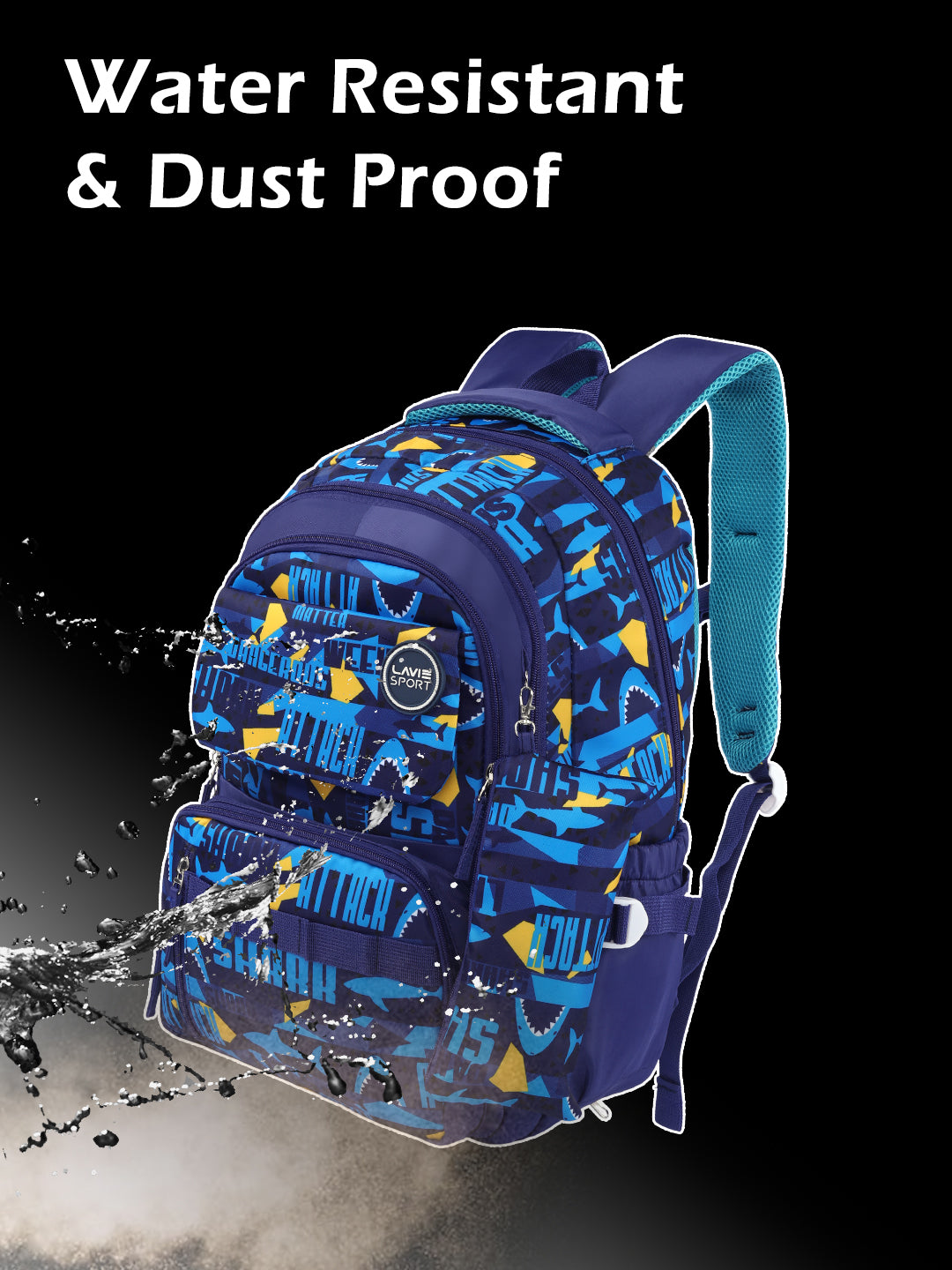 Rainforest Laptop Backpack Raincover Bag Blue