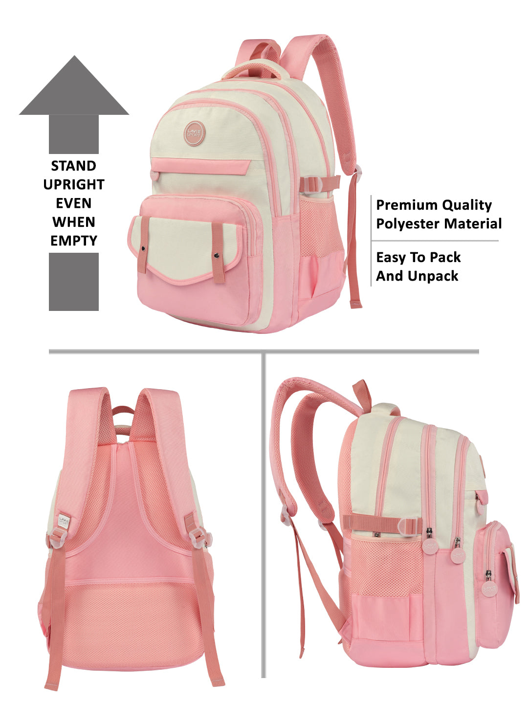 Twilight Laptop Backpack Raincover Bag Pink