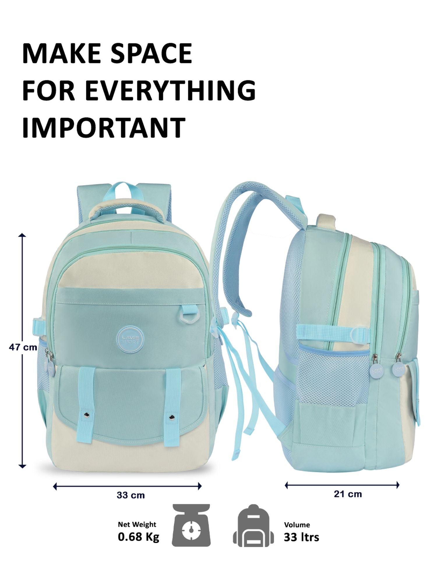 Twilight Laptop Backpack Raincover Bag Blue