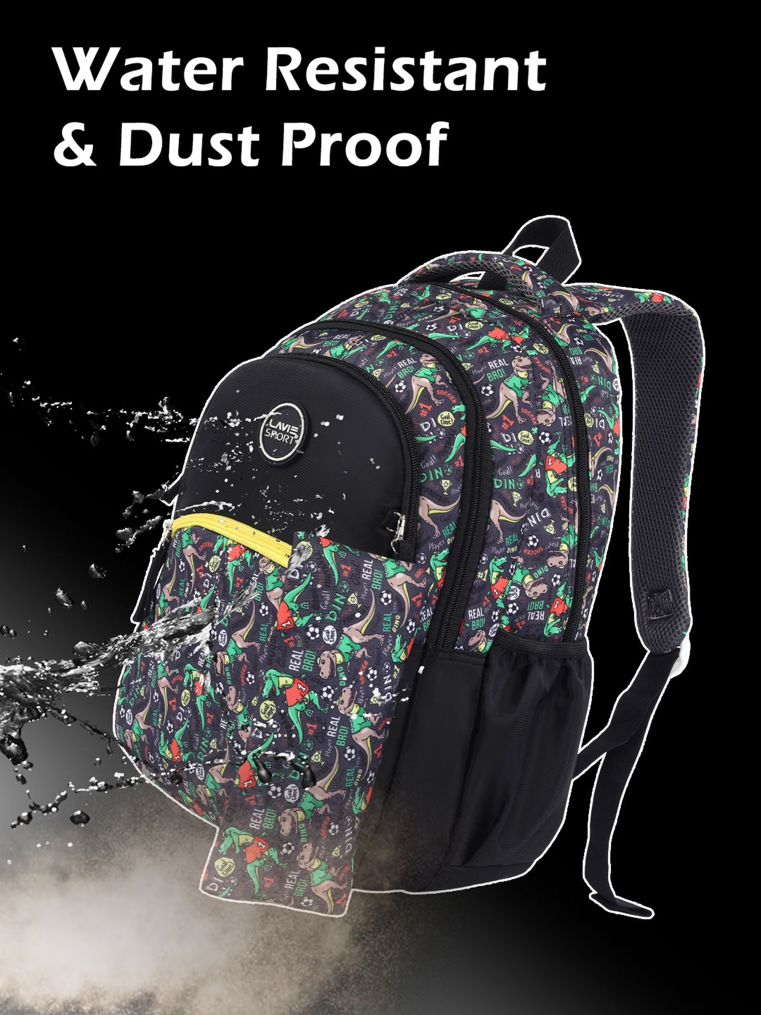 Fossil Printed Backpack Black
