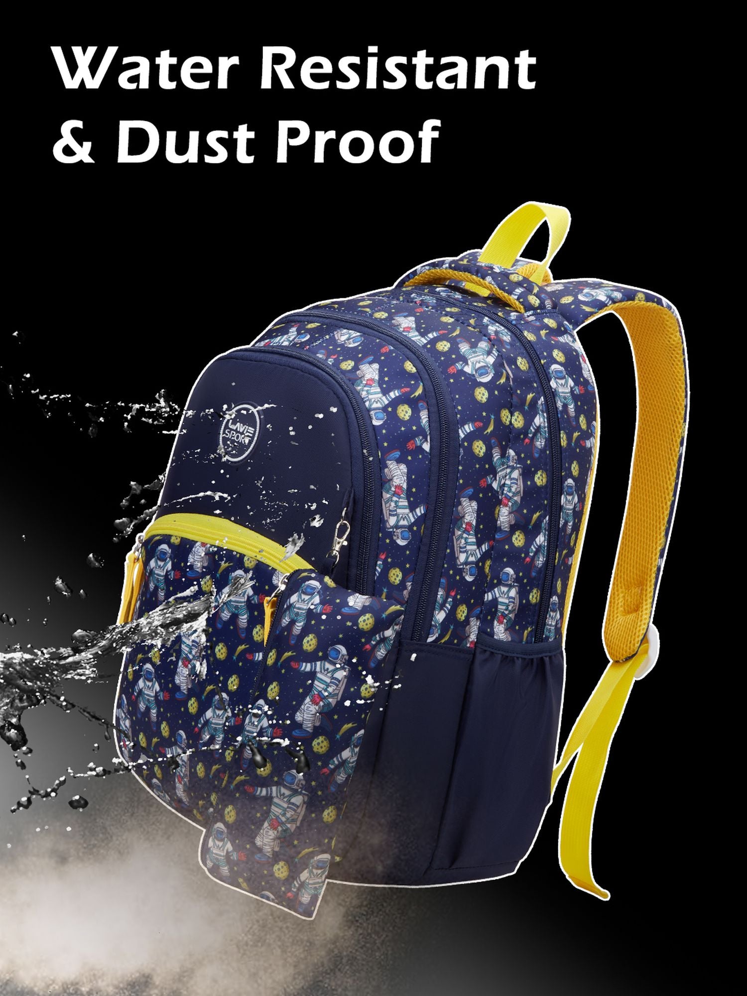 Astronaut Printed Backpack Navy
