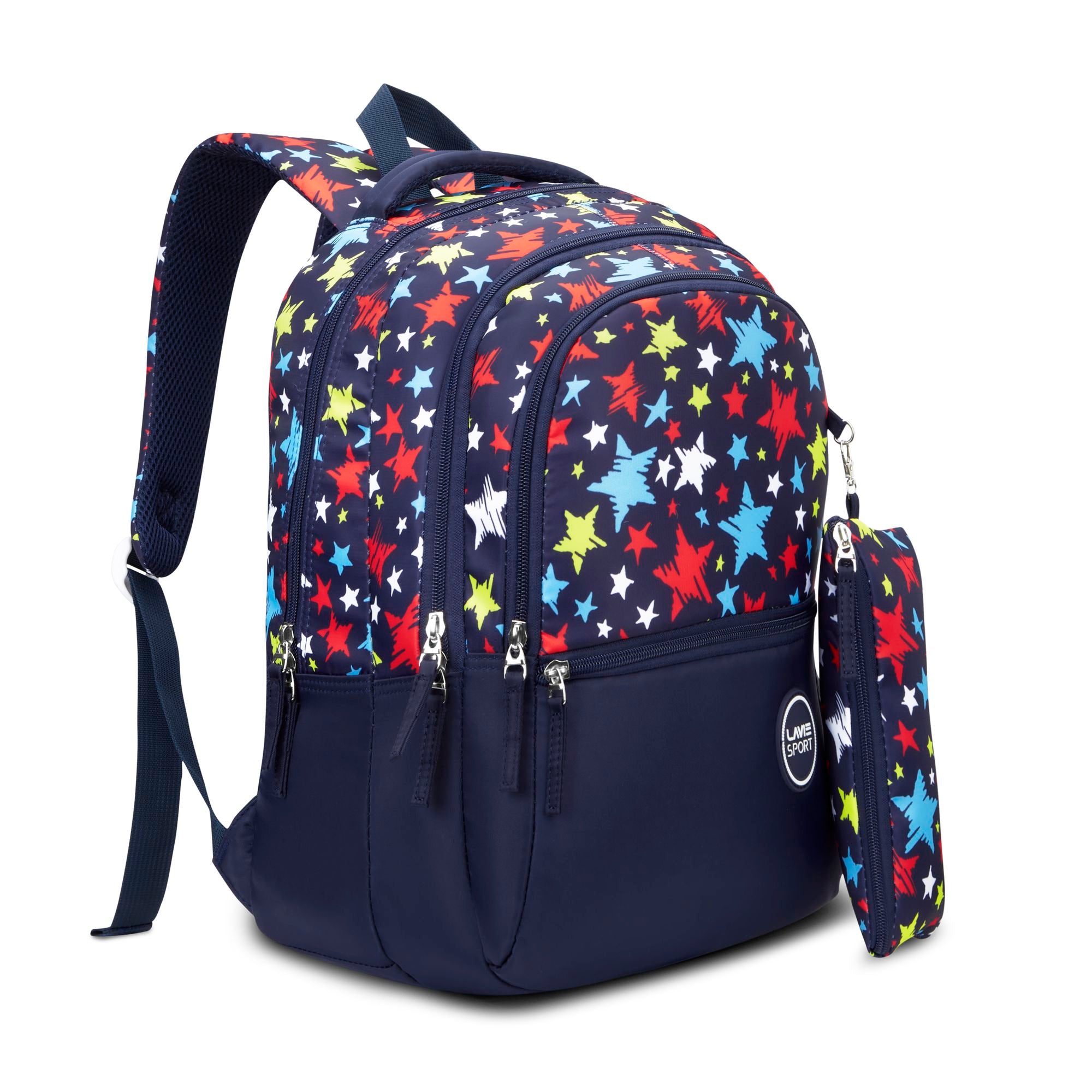 Stardust Printed Backpack Navy