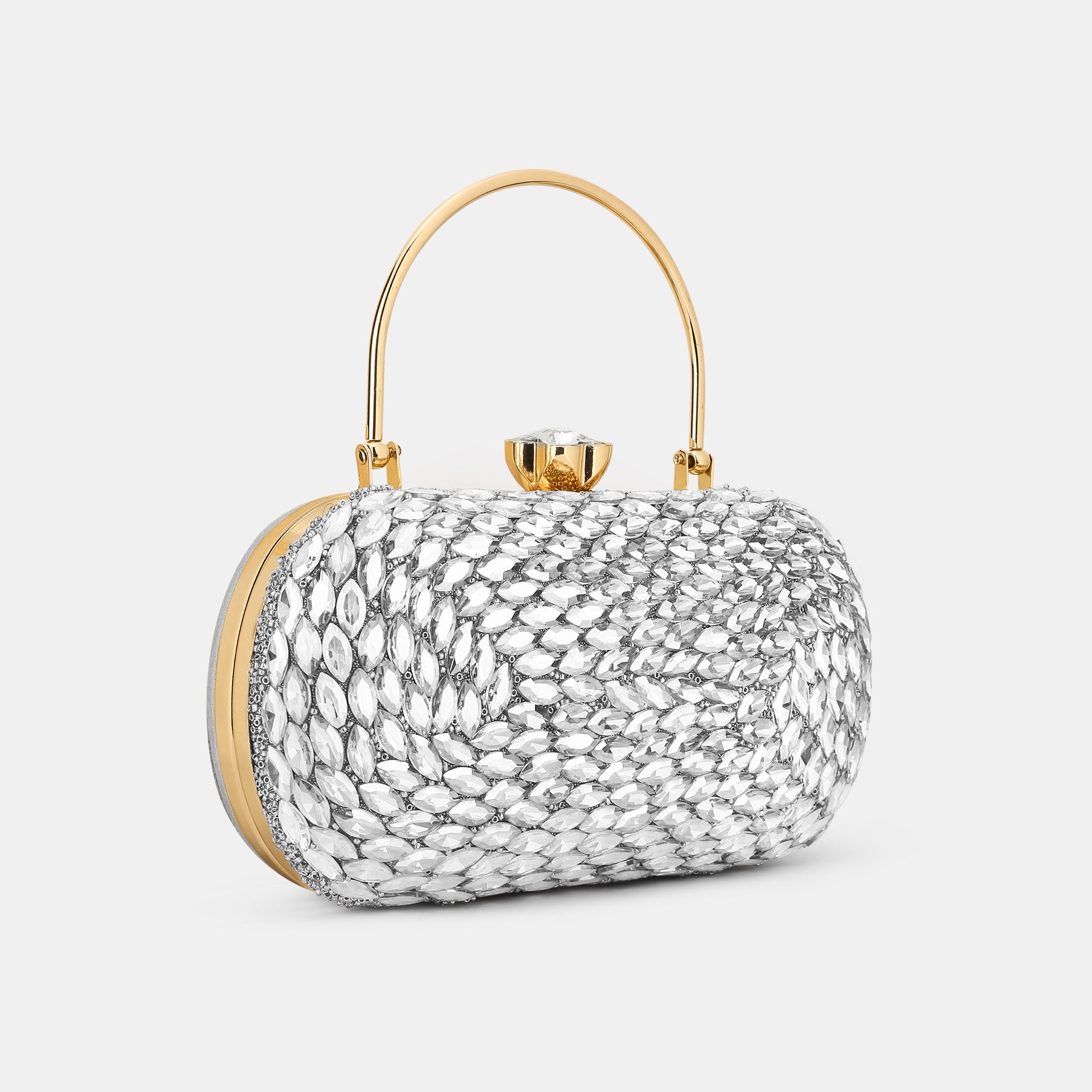 Jewel Medium Frame Clutch