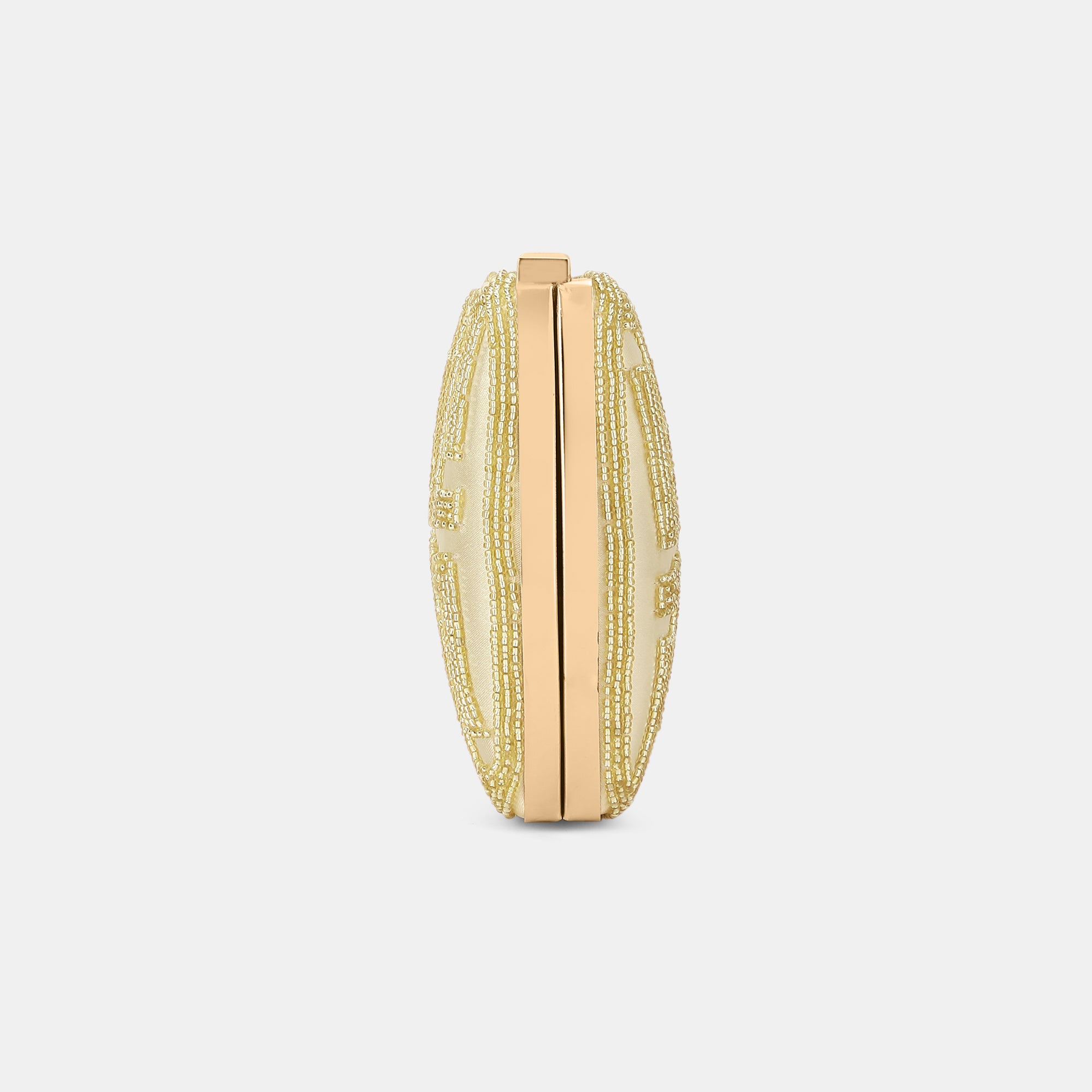 Gemmy Gold Medium Frame Clutch